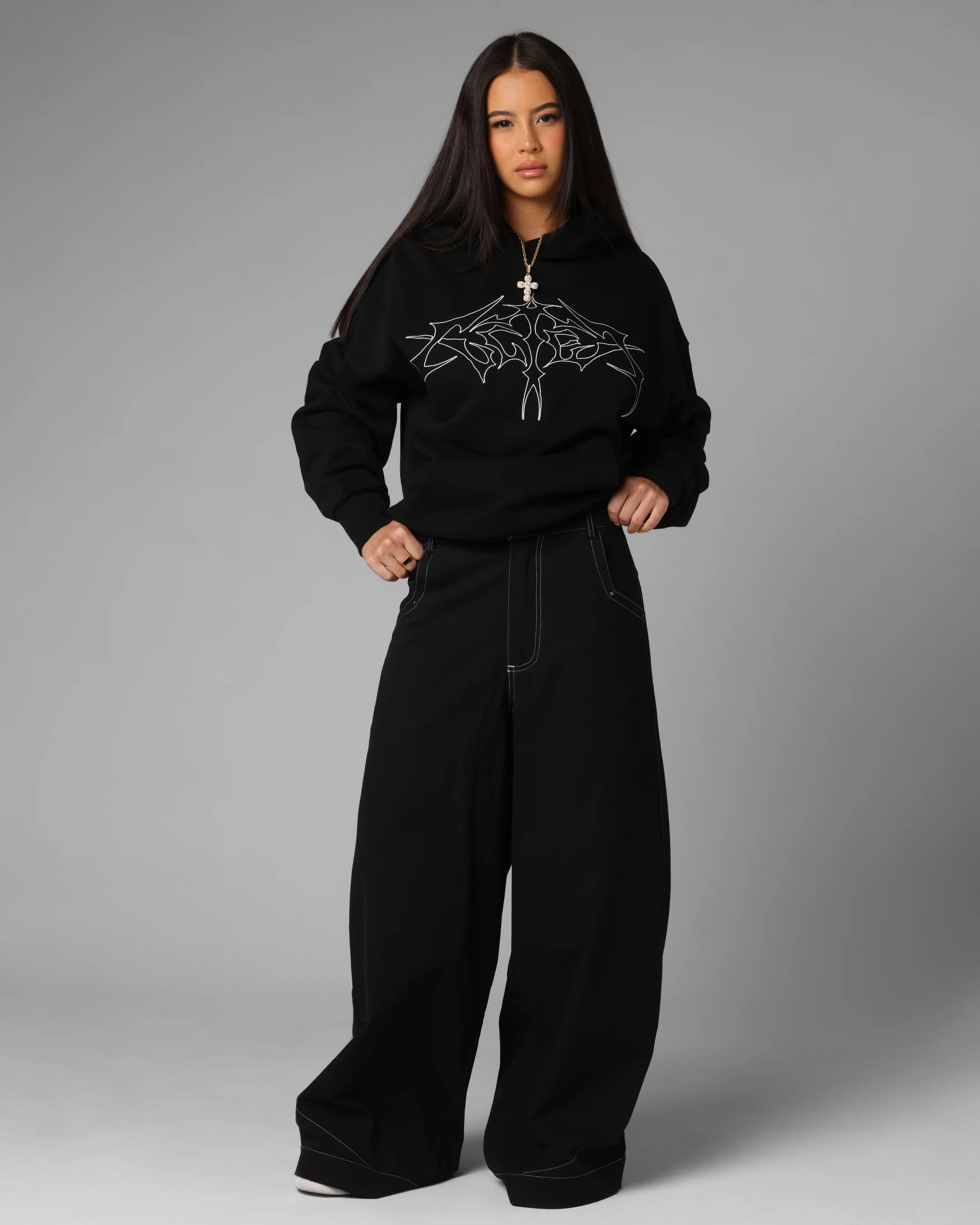 Loiter F-22 Raver Jeans Black