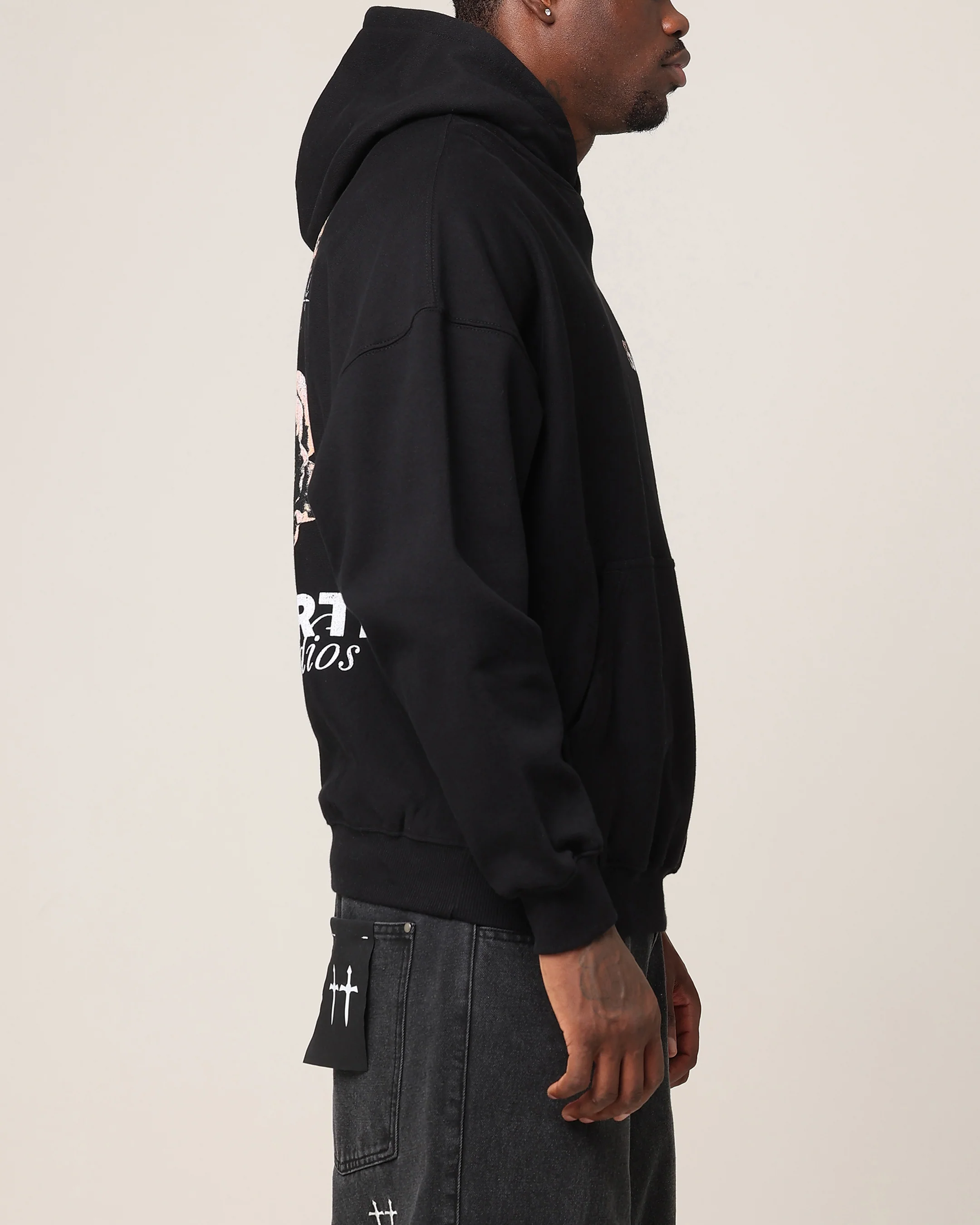 Saint Morta Wildflower Hoodie Black