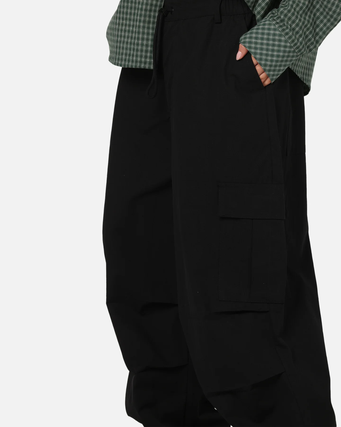 Carre Baggy Cargo Pants Black