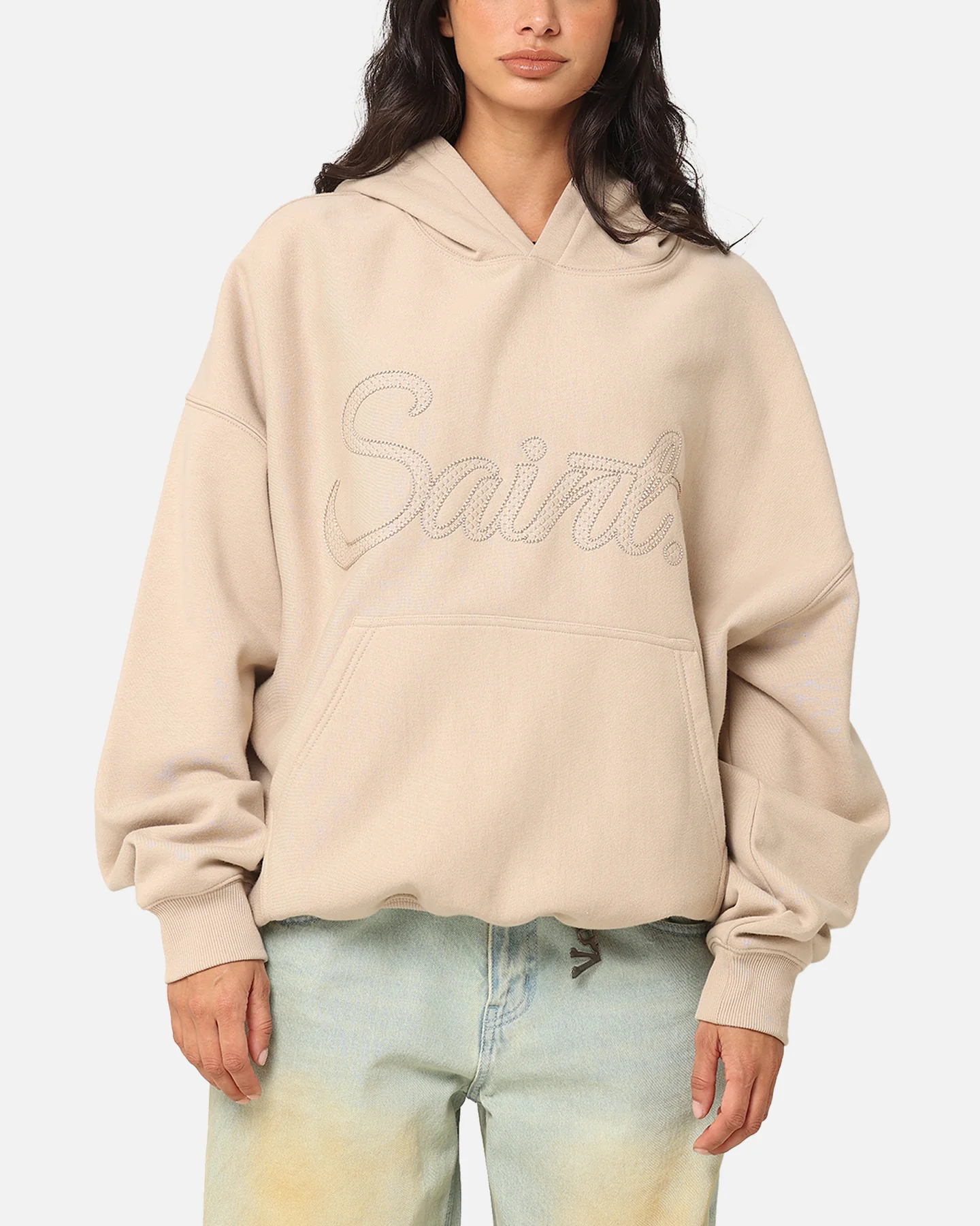 Saint Morta Scribere Premium Hoodie Stone