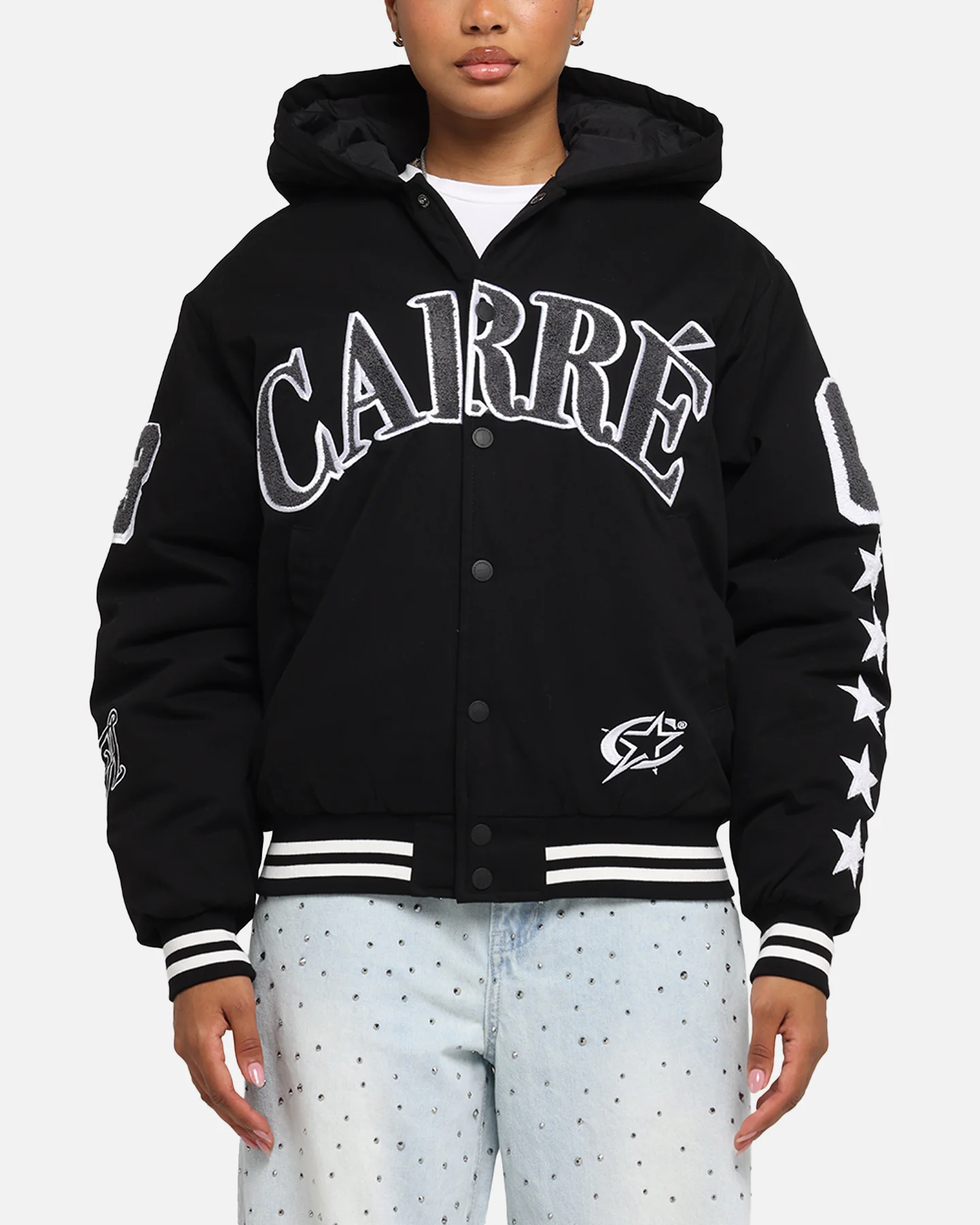Carre C-Star Varsity Jacket Black