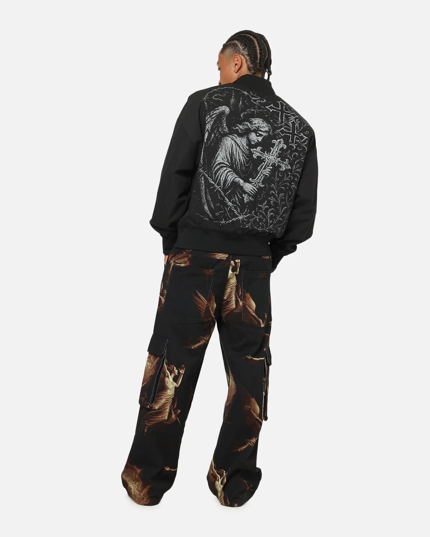 Saint Morta Crossbearer Bomber Jacket Black