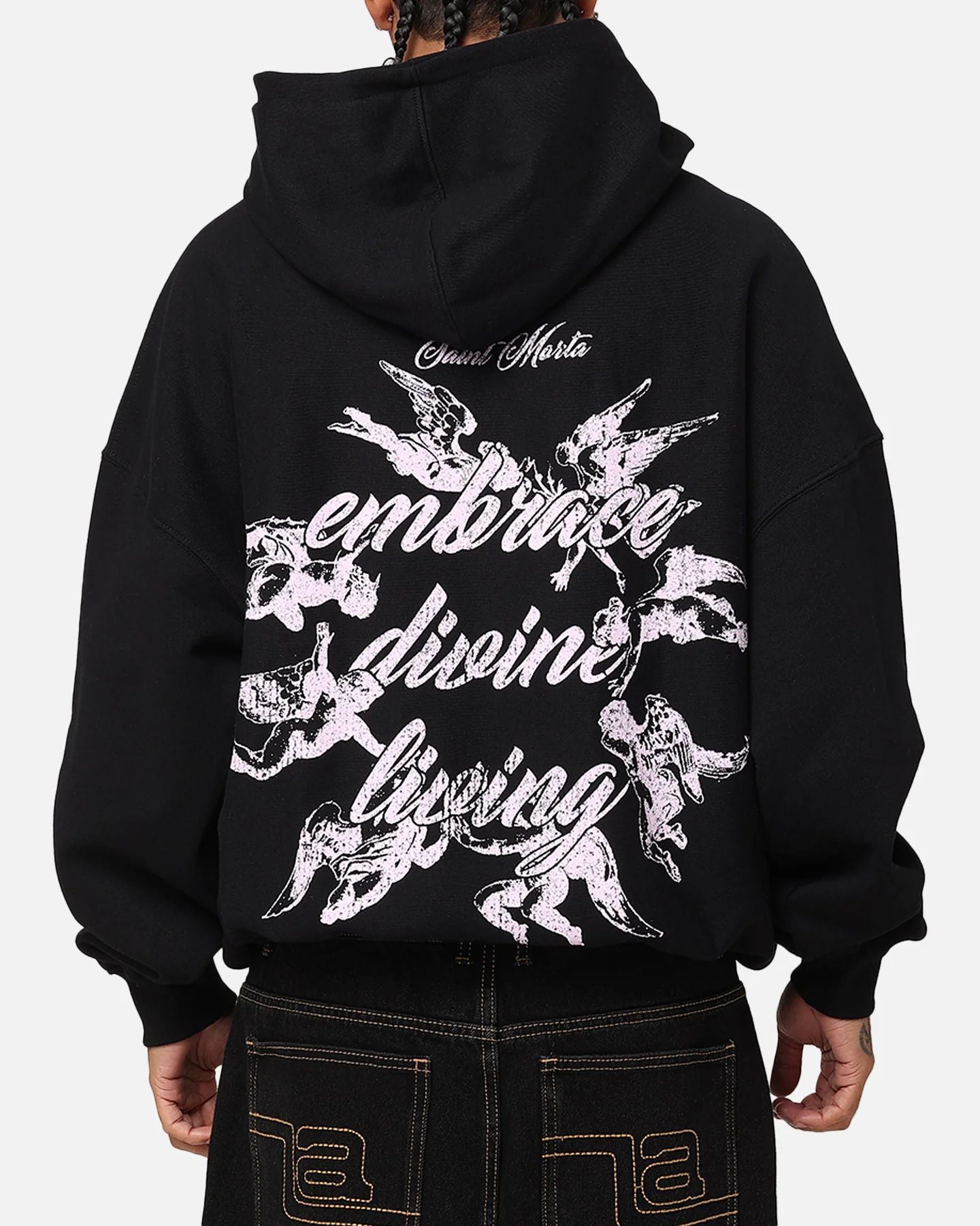 Saint Morta Divine Living Hoodie Black