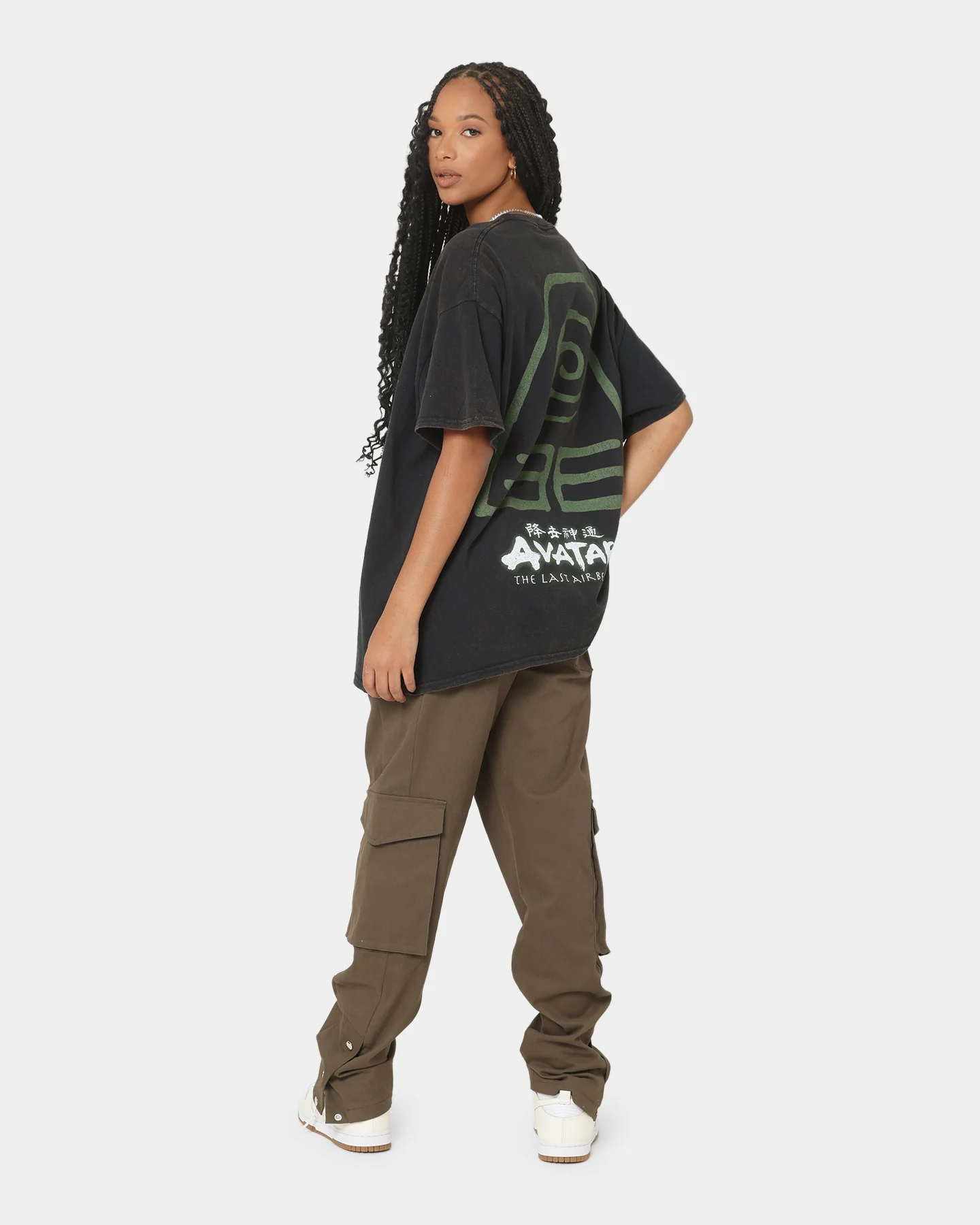 Goat Crew x Avatar: The Last Airbender Earth Elements Vintage T-Shirt Black Wash