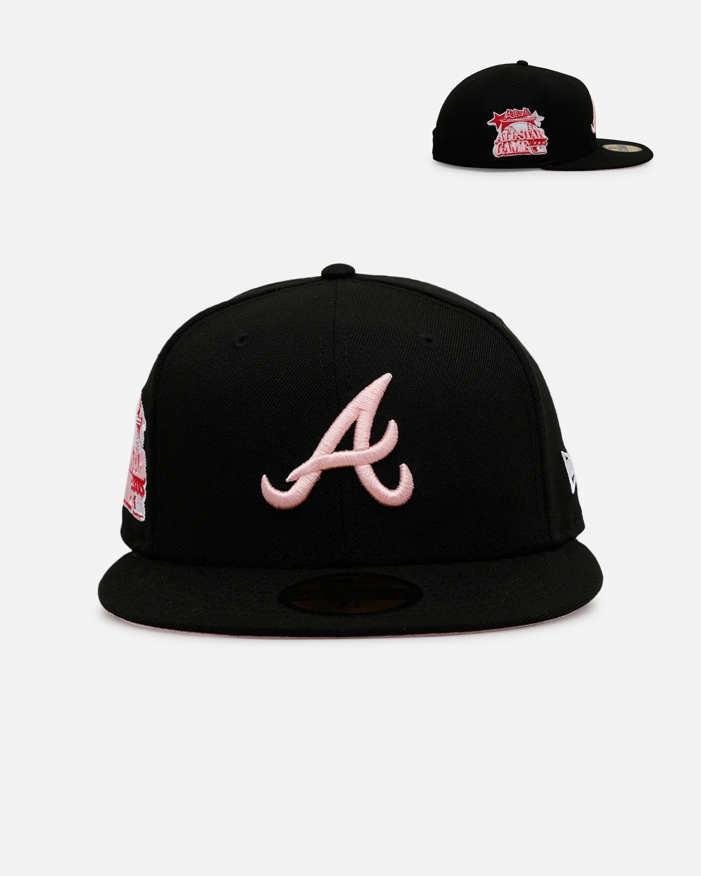 New Era Atlanta Braves 'Black And Pink' 59FIFTY Fitted Black/Pink