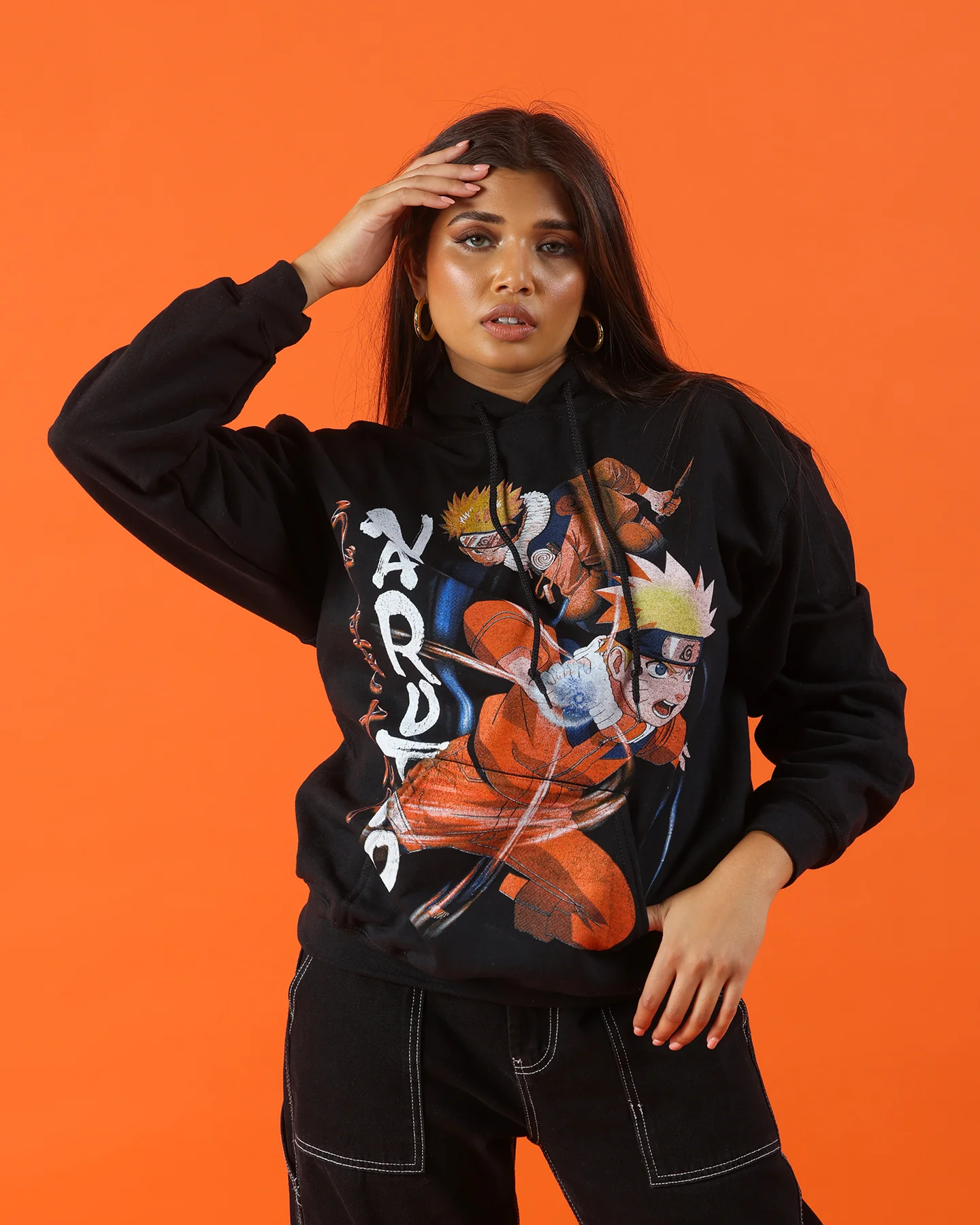 Goat Crew X Naruto Naruto Core Hoodie Black