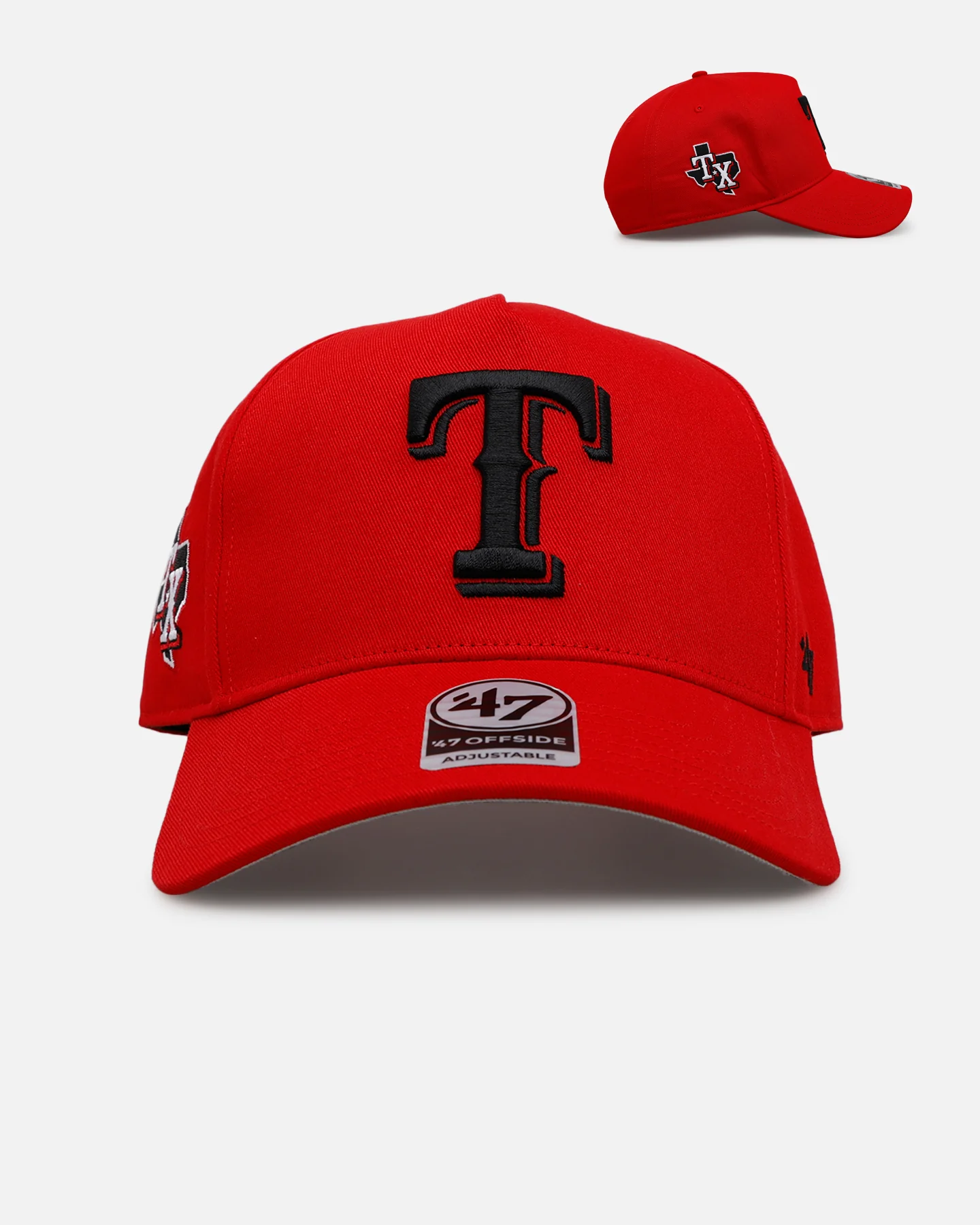47 Brand Texas Rangers 'Black And Red Variety Pack' 47 Offside Snapback Red/Black