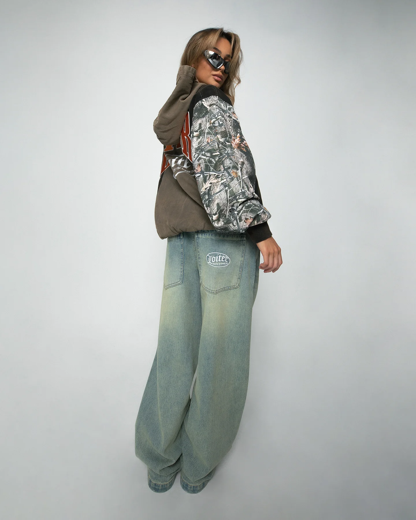 Loiter Splinter Hoodie Khaki/Camo