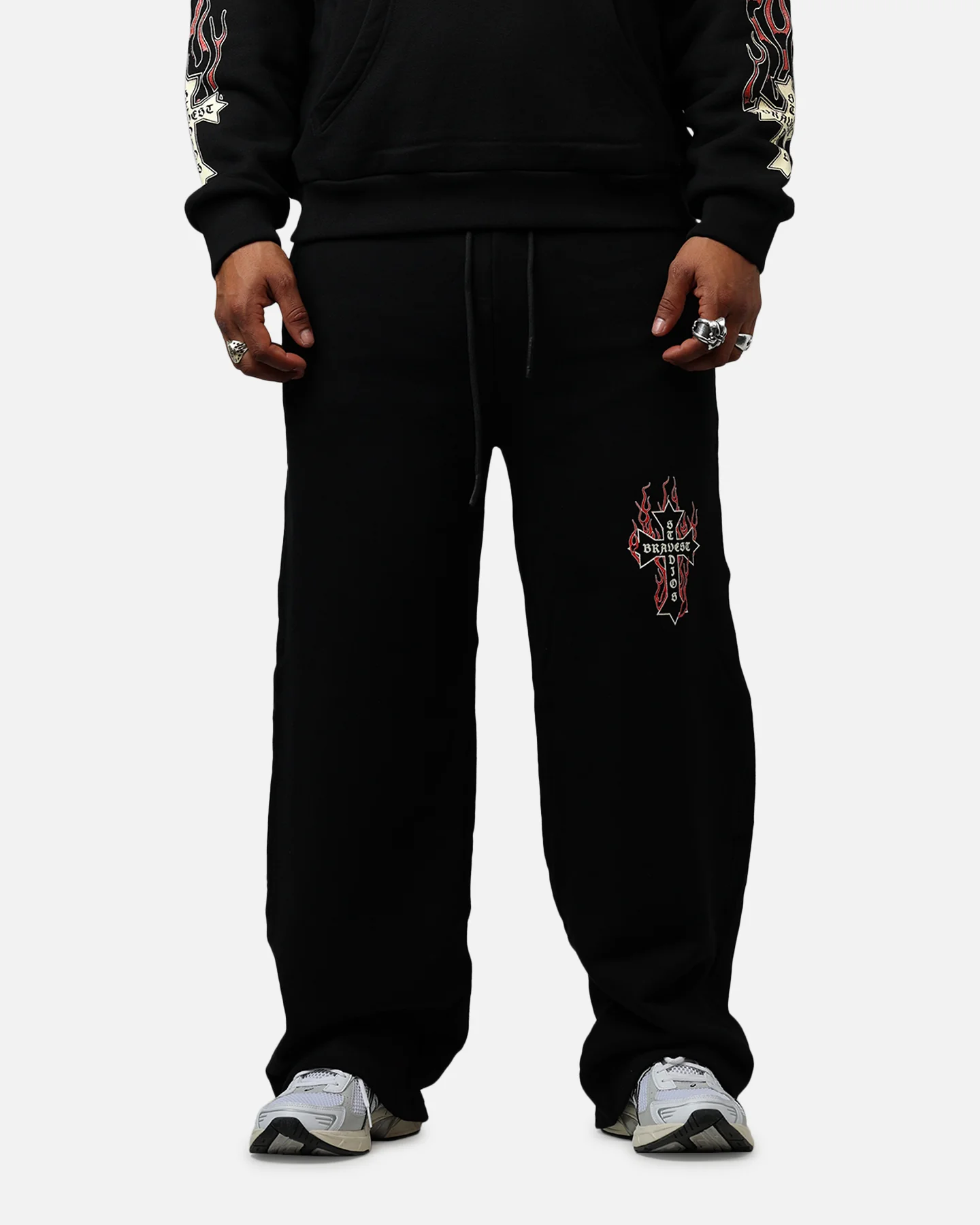 Bravest Eternal Sweatpants Black/Red