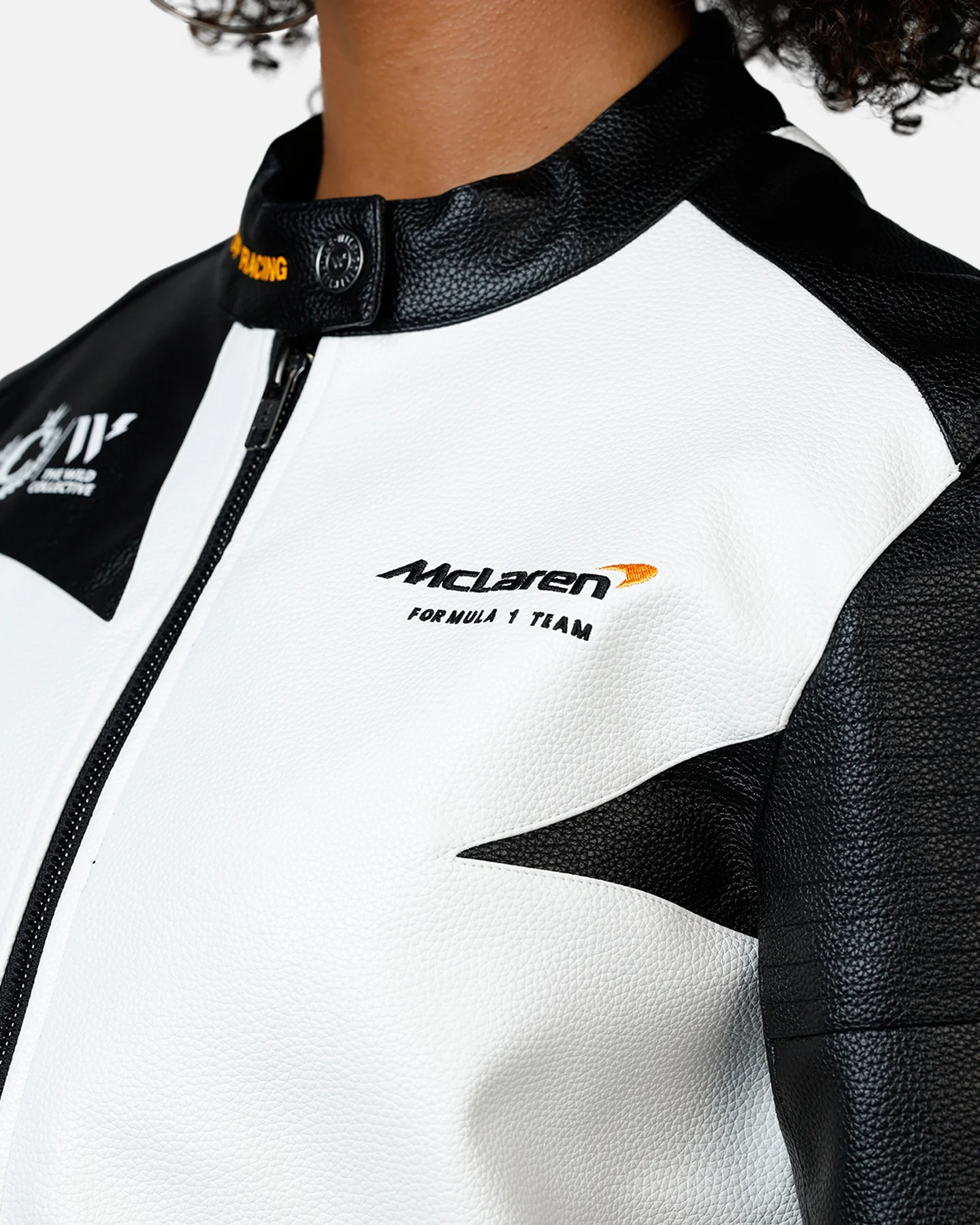 We Are The Wild Collective Women's Mclaren X Culture Kings 2025 Jacket White/Black