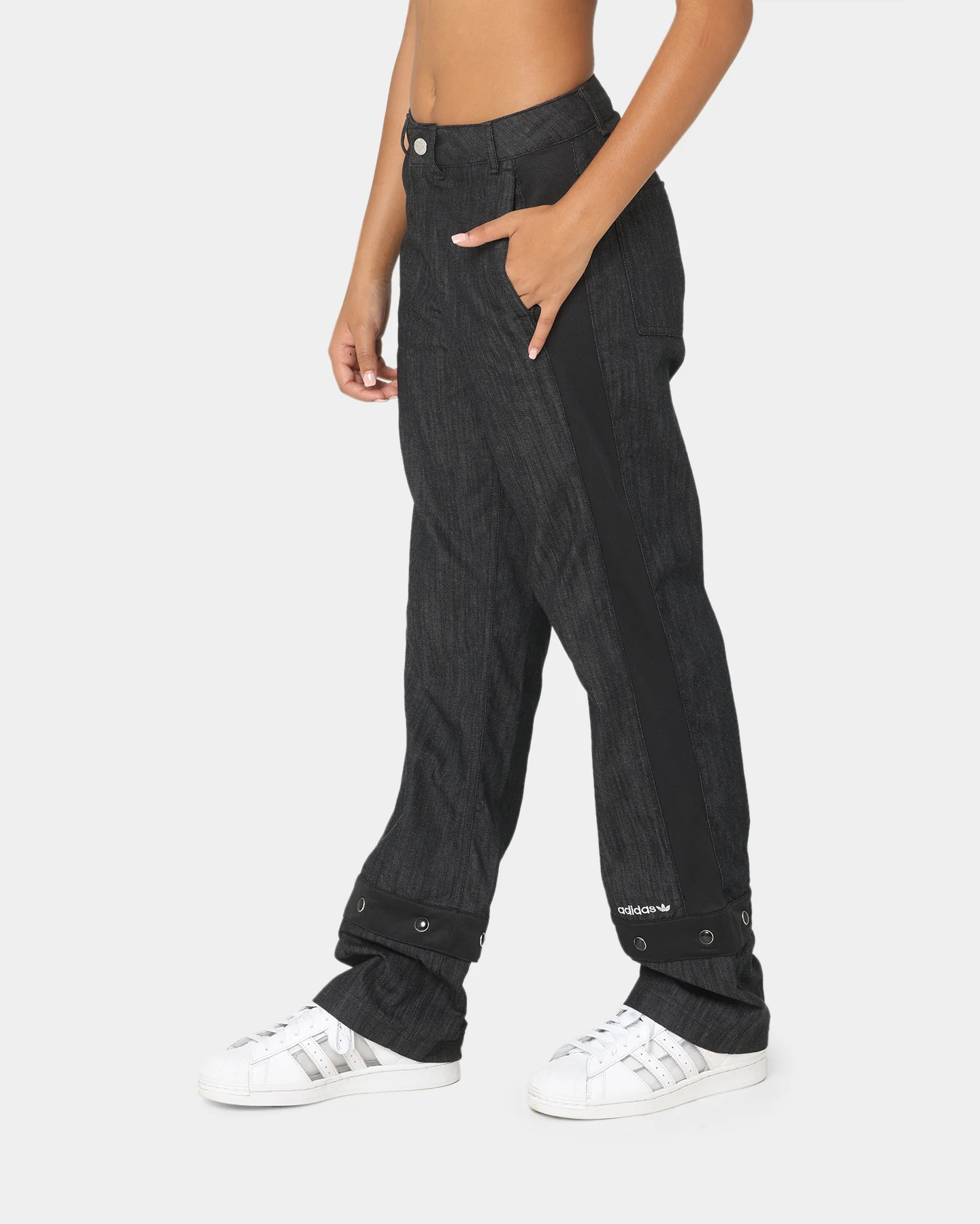 Adidas Women's Twill Track Pants Black