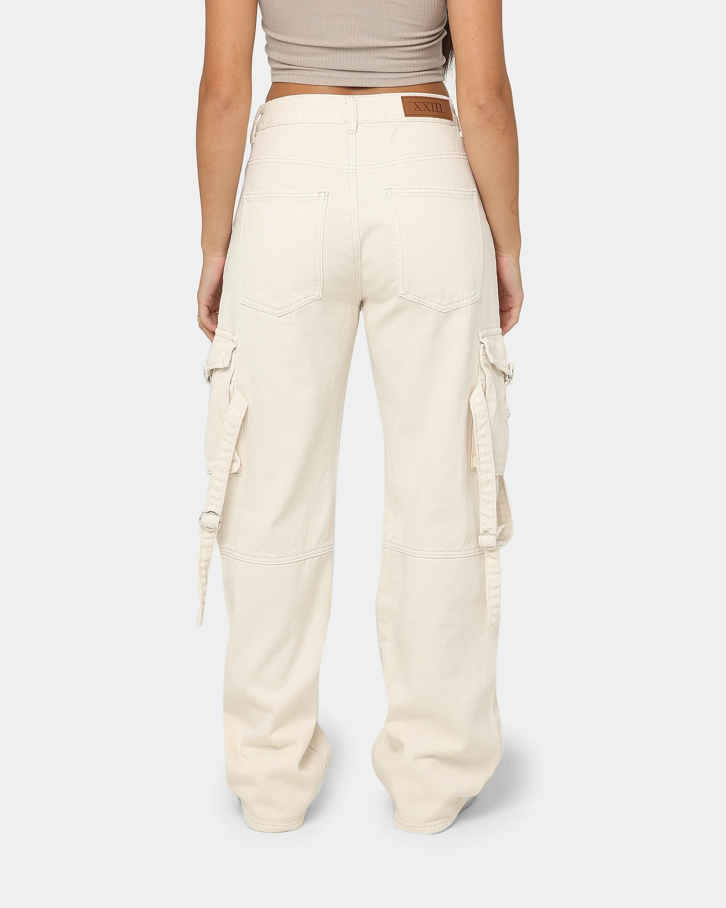 XXIII Ibernia Boyfriend Cargo Pants Bone