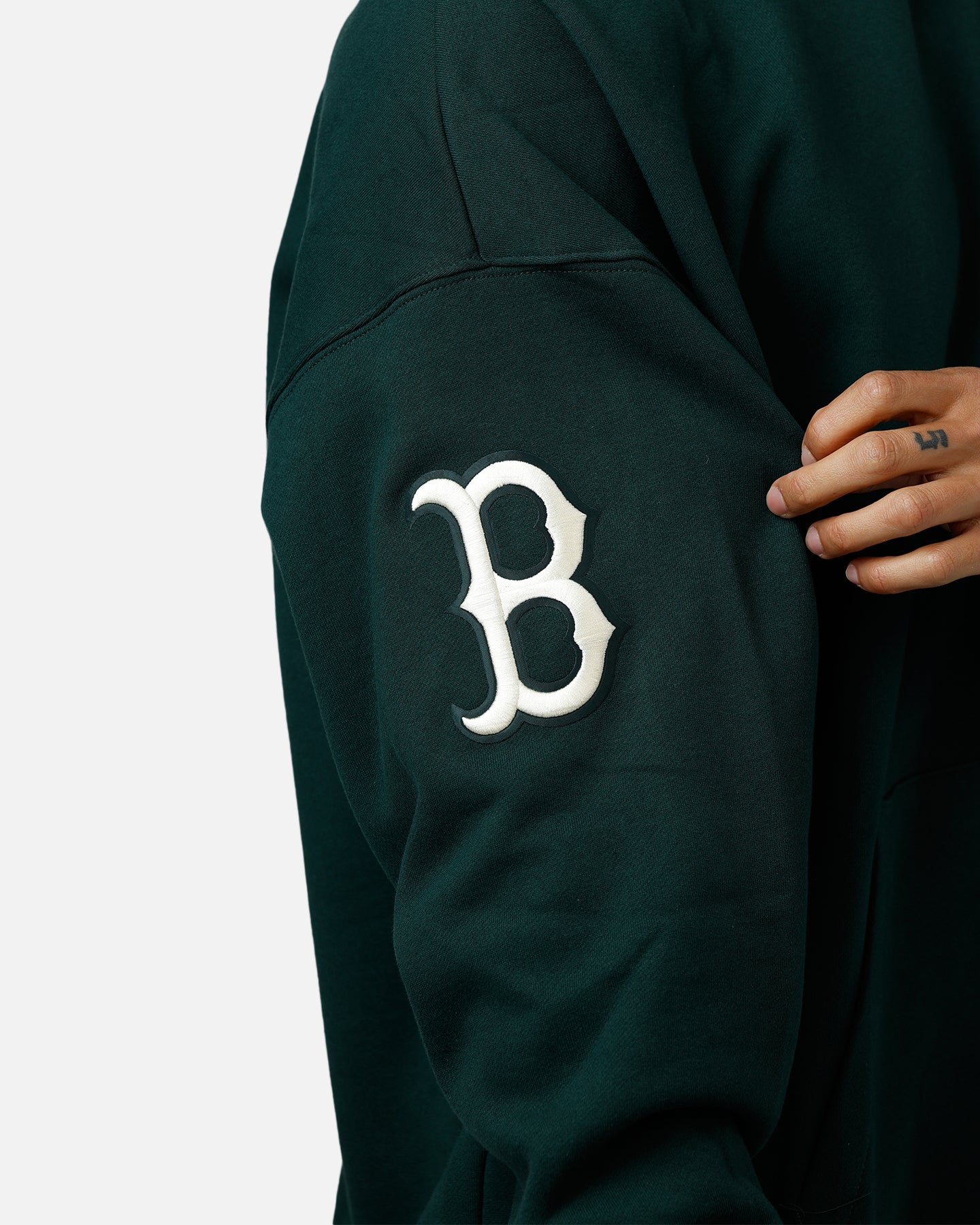 Pro Standard Boston Red Sox Tapestry 2.0 Hoodie Dark Green