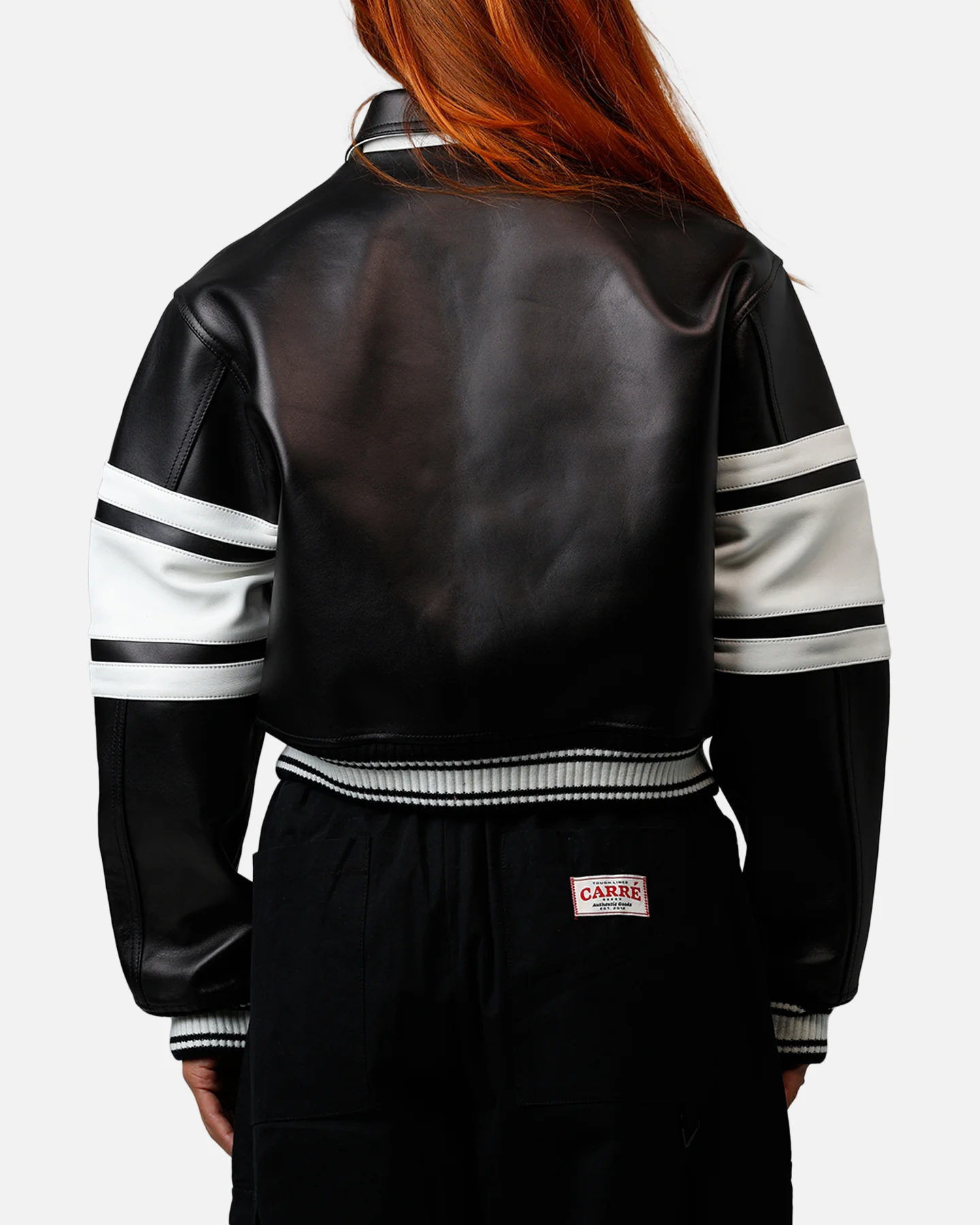 Avirex Women's Cropped Legend Jacket Black