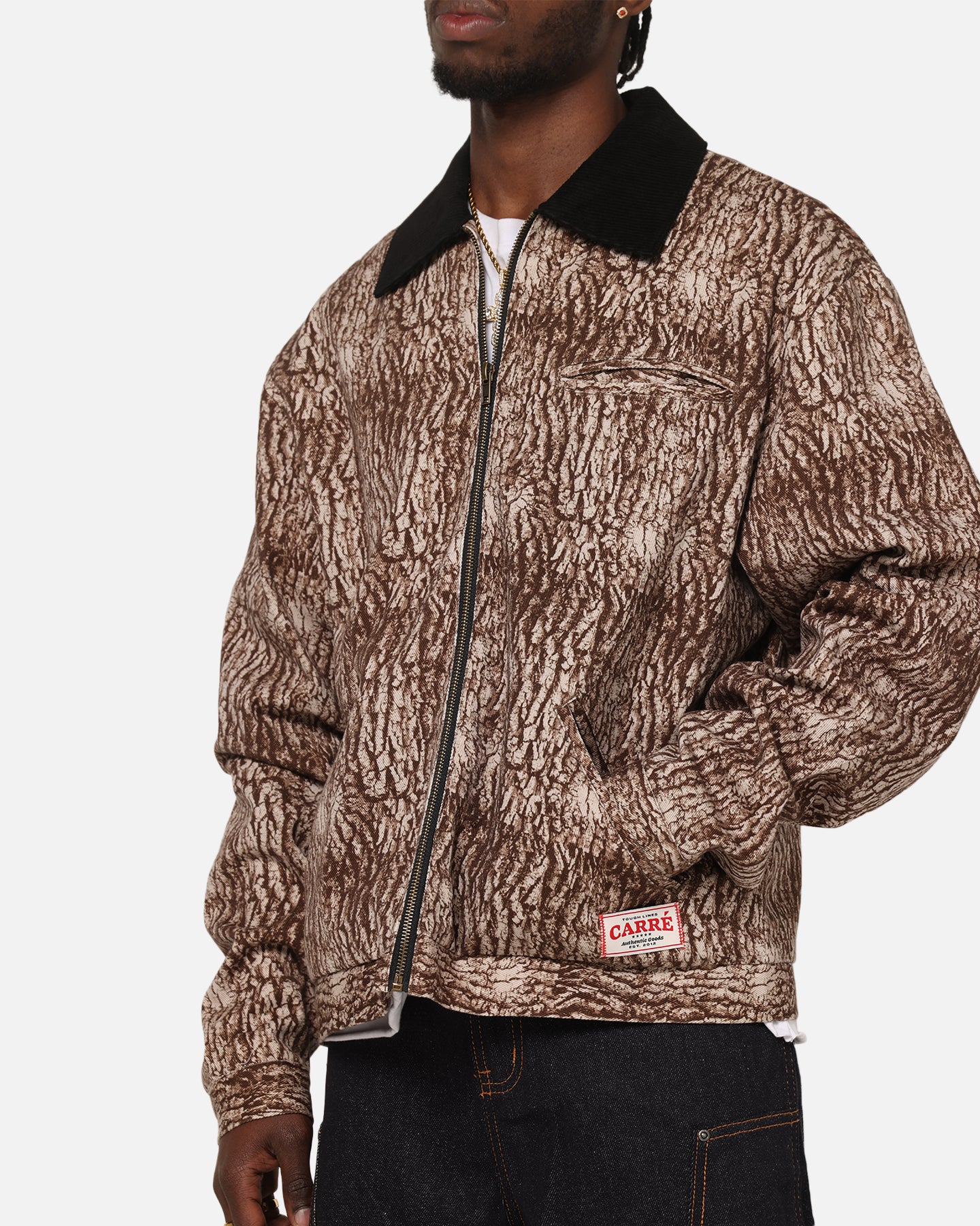 Carre Canvas Jacket Tree Bark