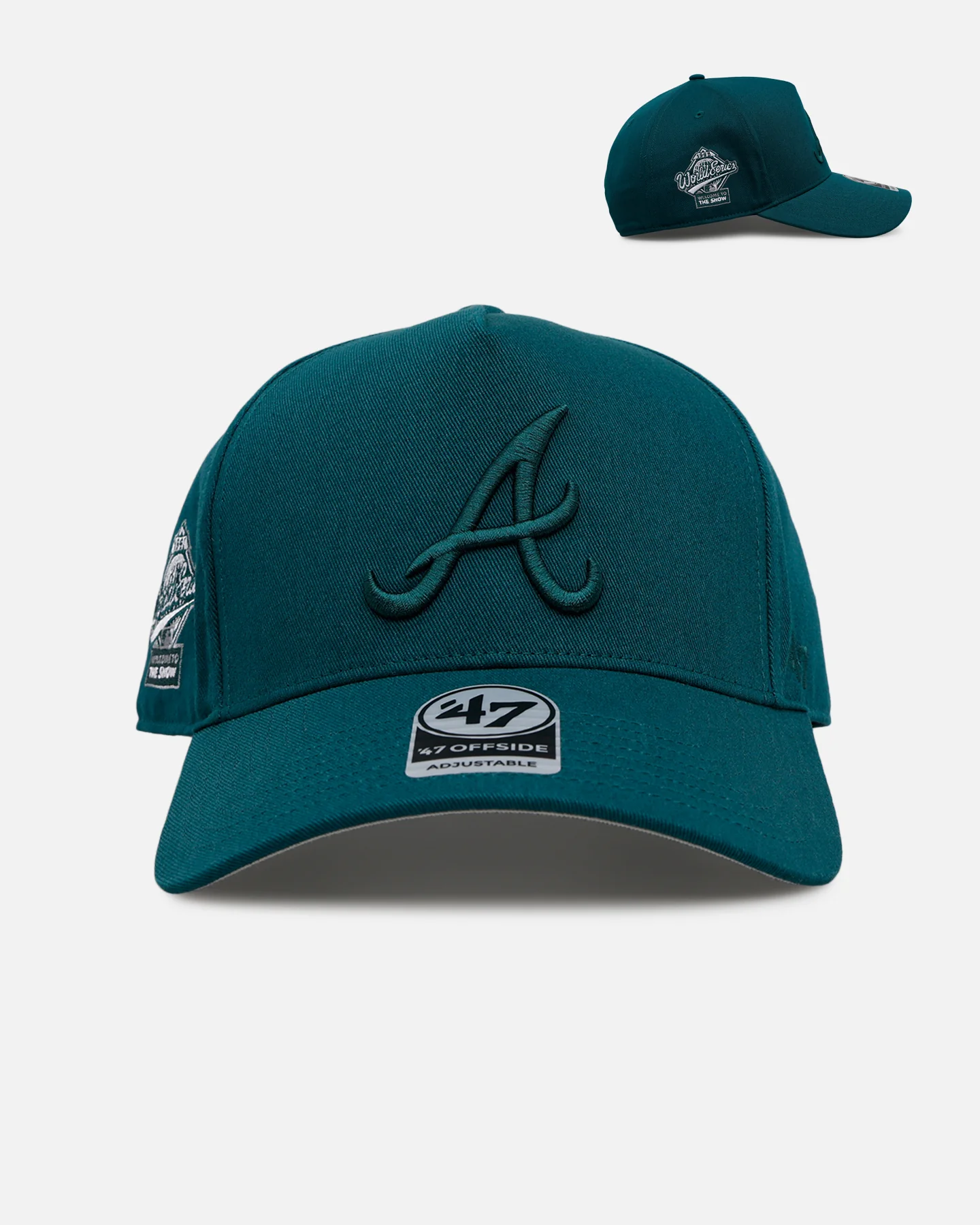 47 Brand Atlanta Braves 'Pacific Green' 47 Offside Snapback Pacific Green