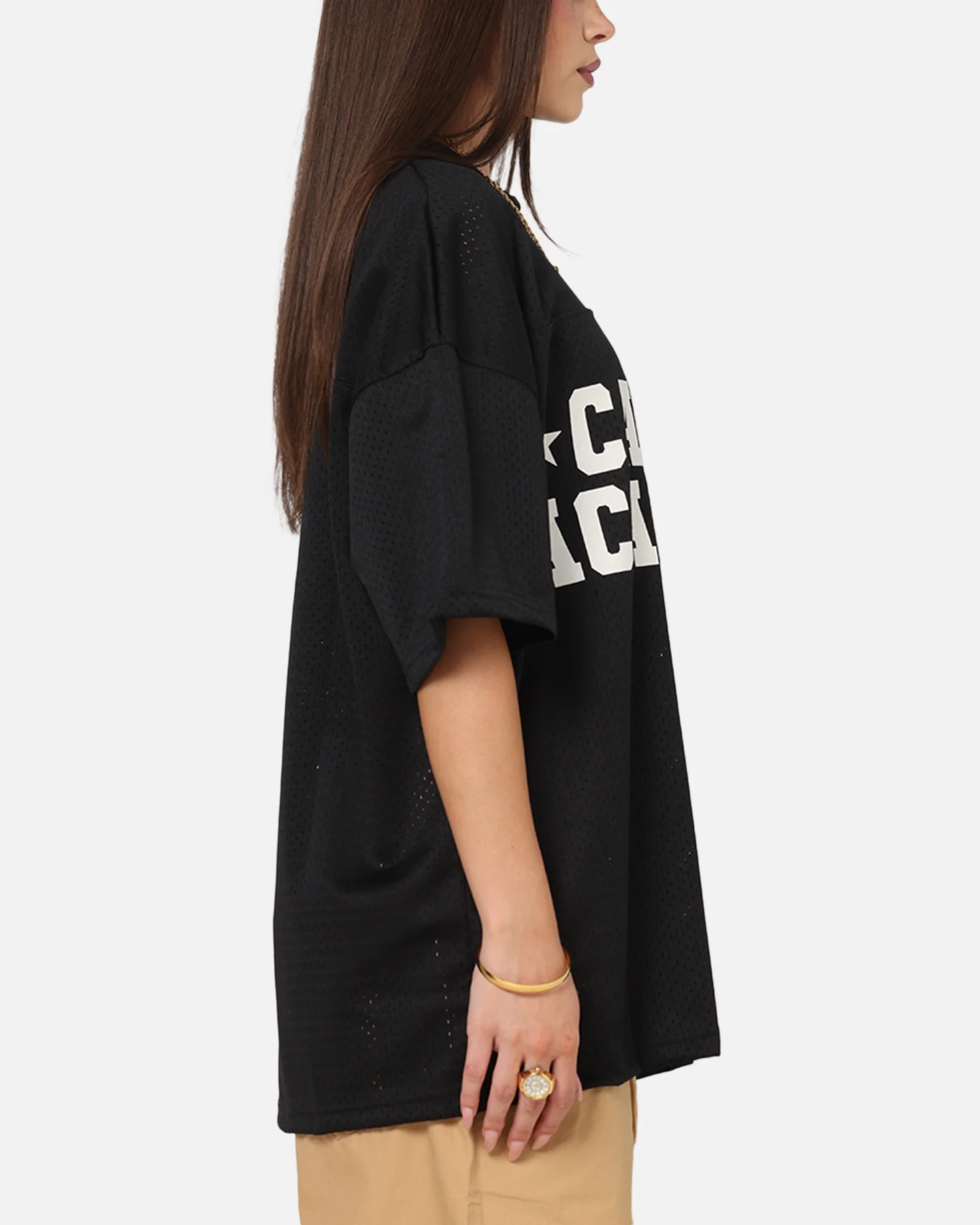 Carre Star Academy Mesh T-Shirt Black