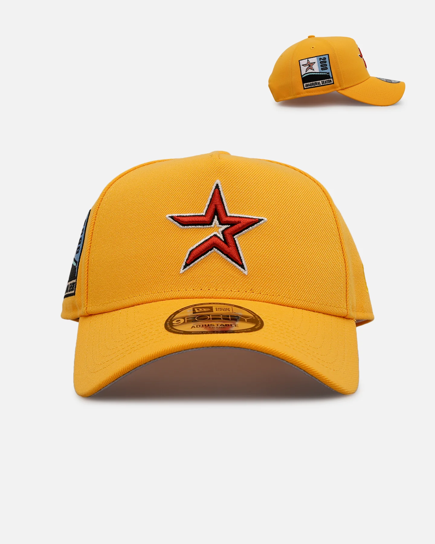 New Era Houston Astros 'Sunshine' 9FORTY A-Frame Snapback Canary