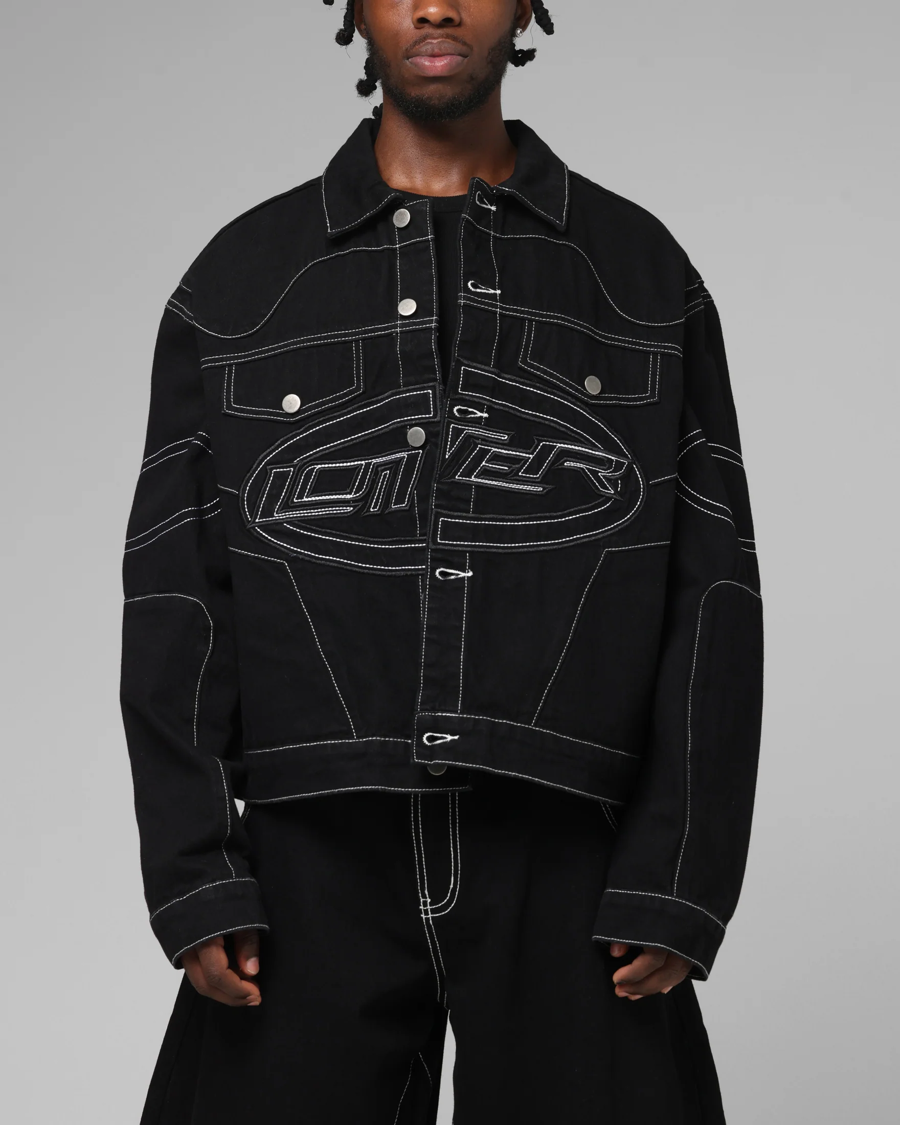 Loiter Daytona Denim Jacket Black