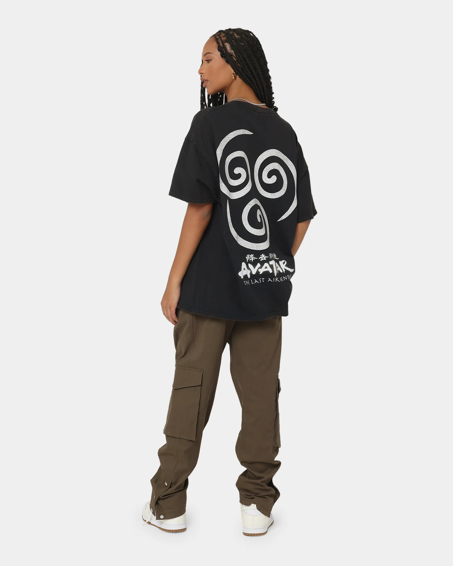 Goat Crew x Avatar: The Last Airbender Air Elements Vintage T-Shirt Black Wash
