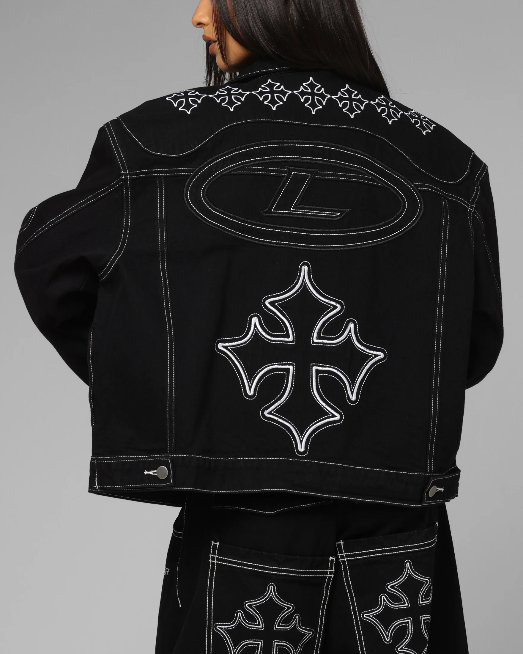 Loiter Daytona Denim Jacket Black