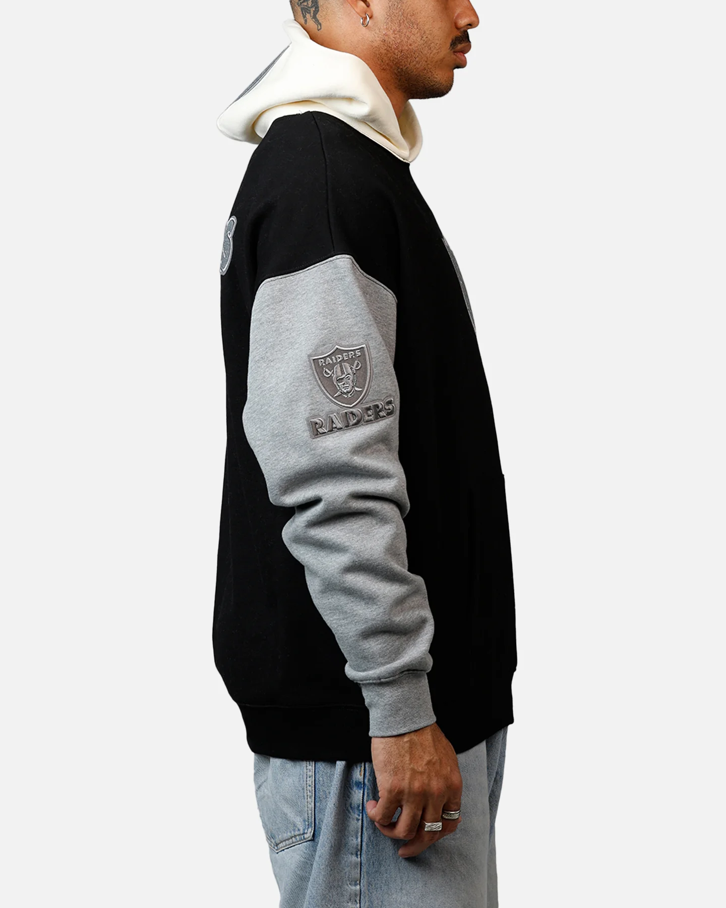 Pro Standard Las Vegas Raiders Reverse French Terry Hoodie Black/Grey