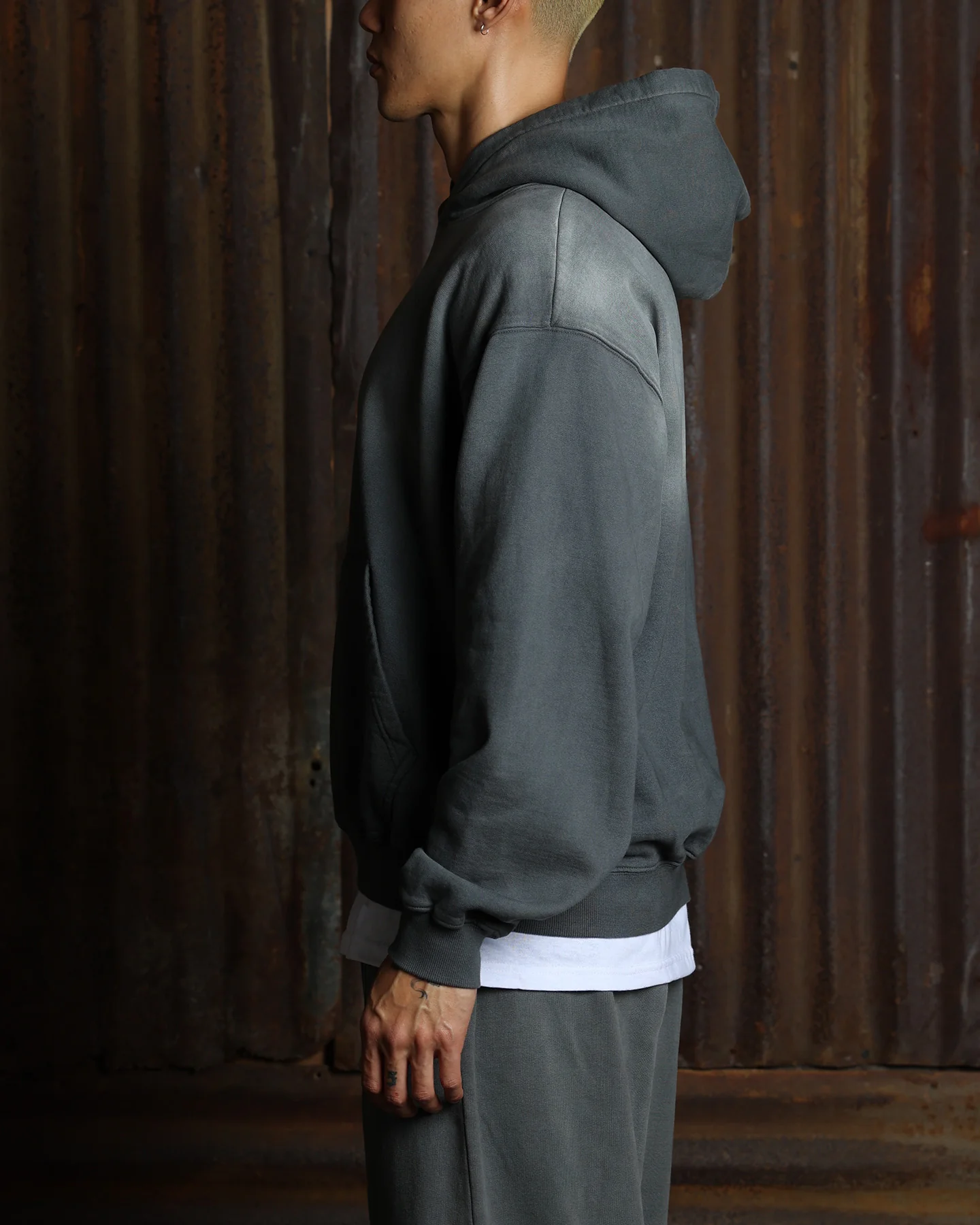 American Thrift Pullover Hoodie Washed Charcoal