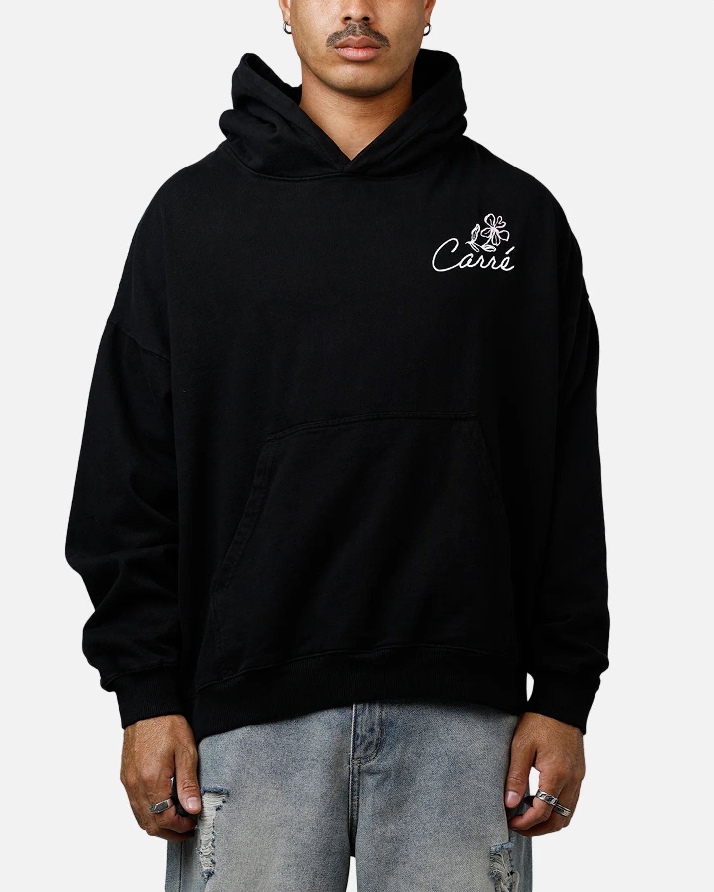 Carre Hand Picked Hoodie Black