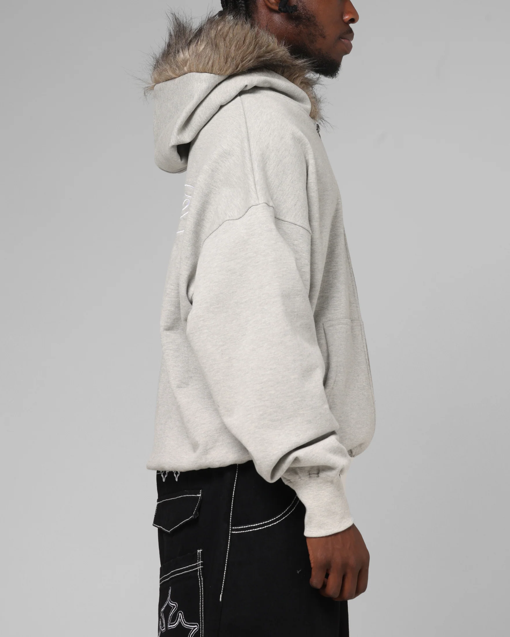Loiter Purity Zip Hoodie Grey