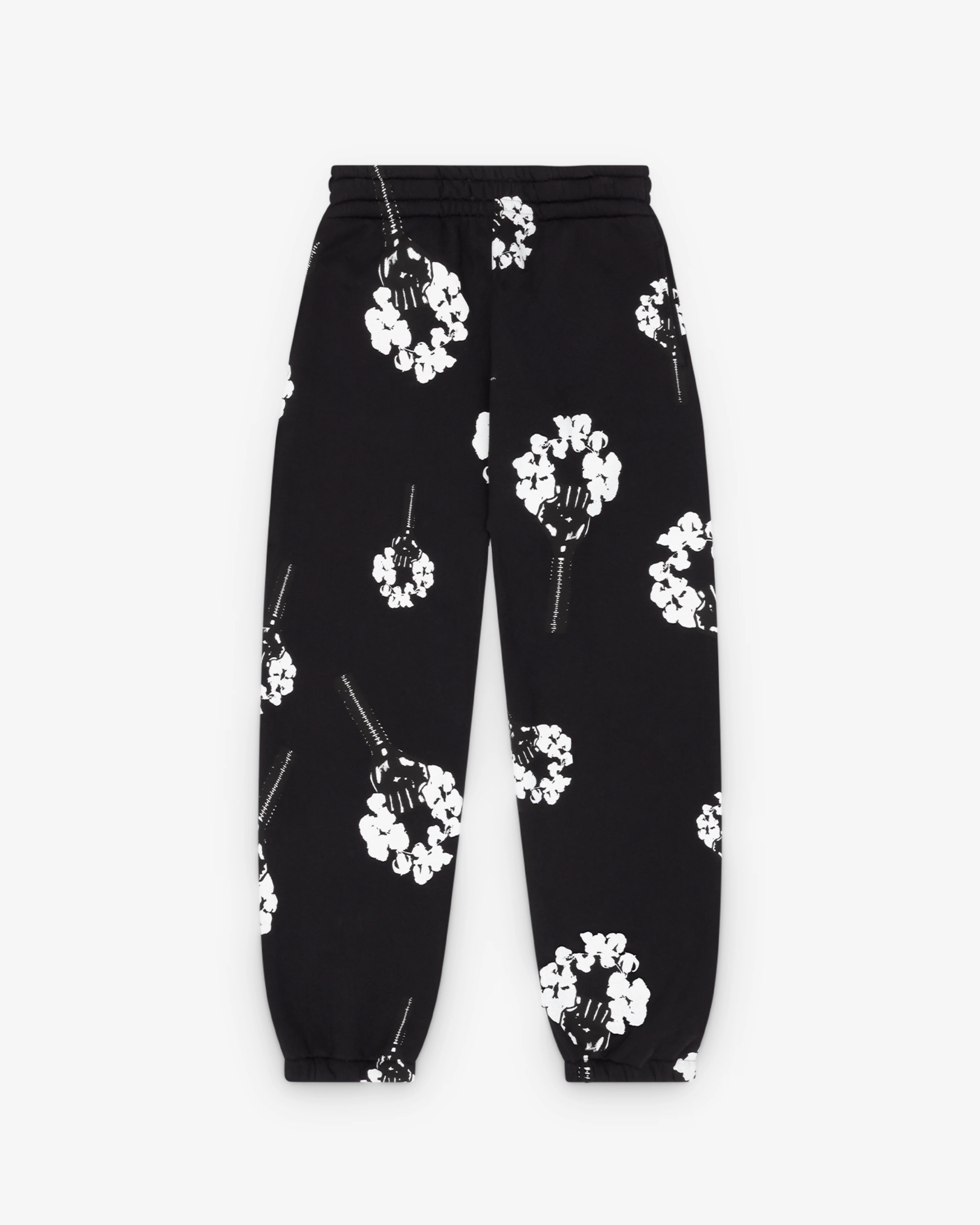 Denim Tears - Hardies Cotton Wreath Fist Sweatpants - (Black)