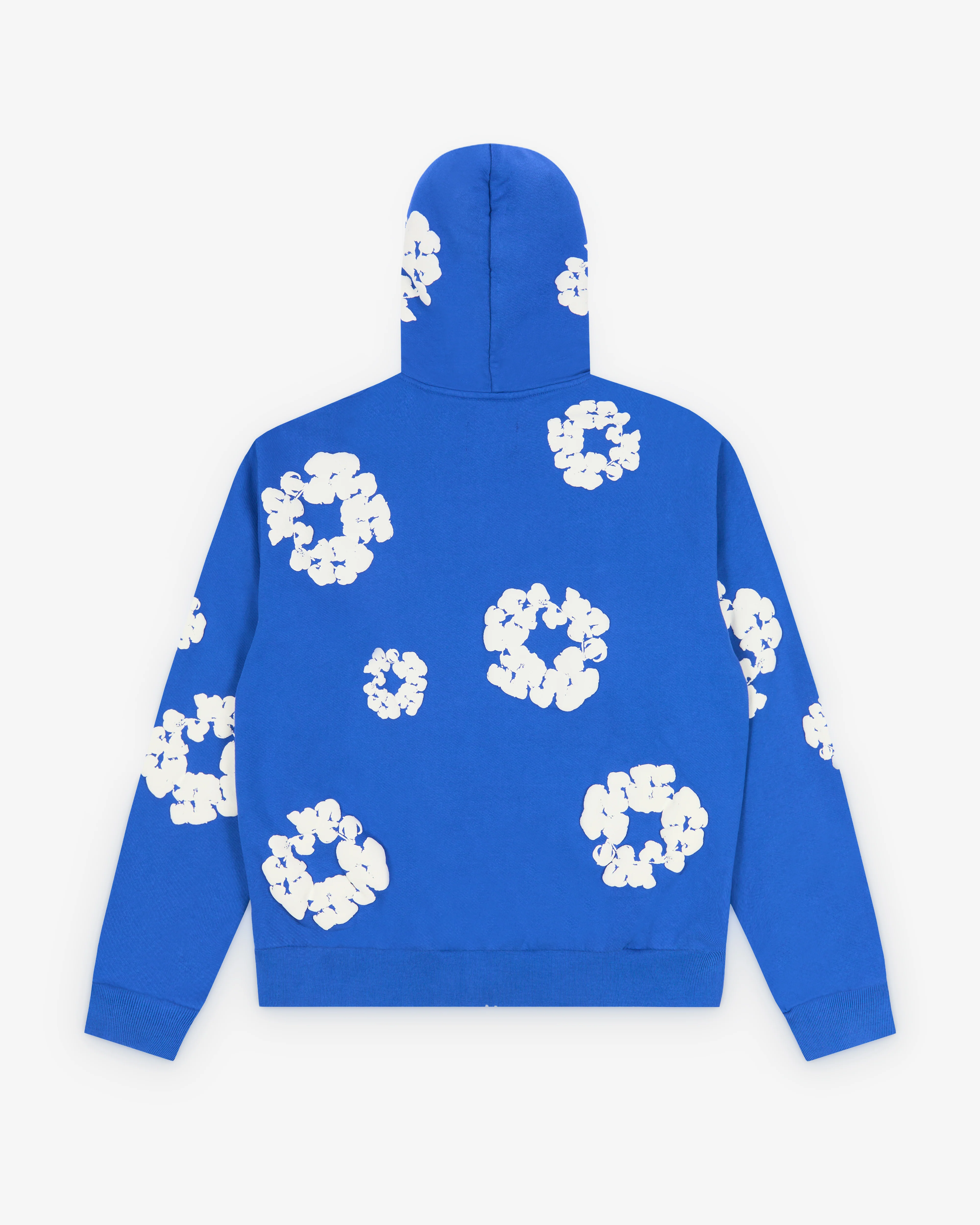 Denim Tears - Cotton Wreath Zip Hoodie - (Blue)