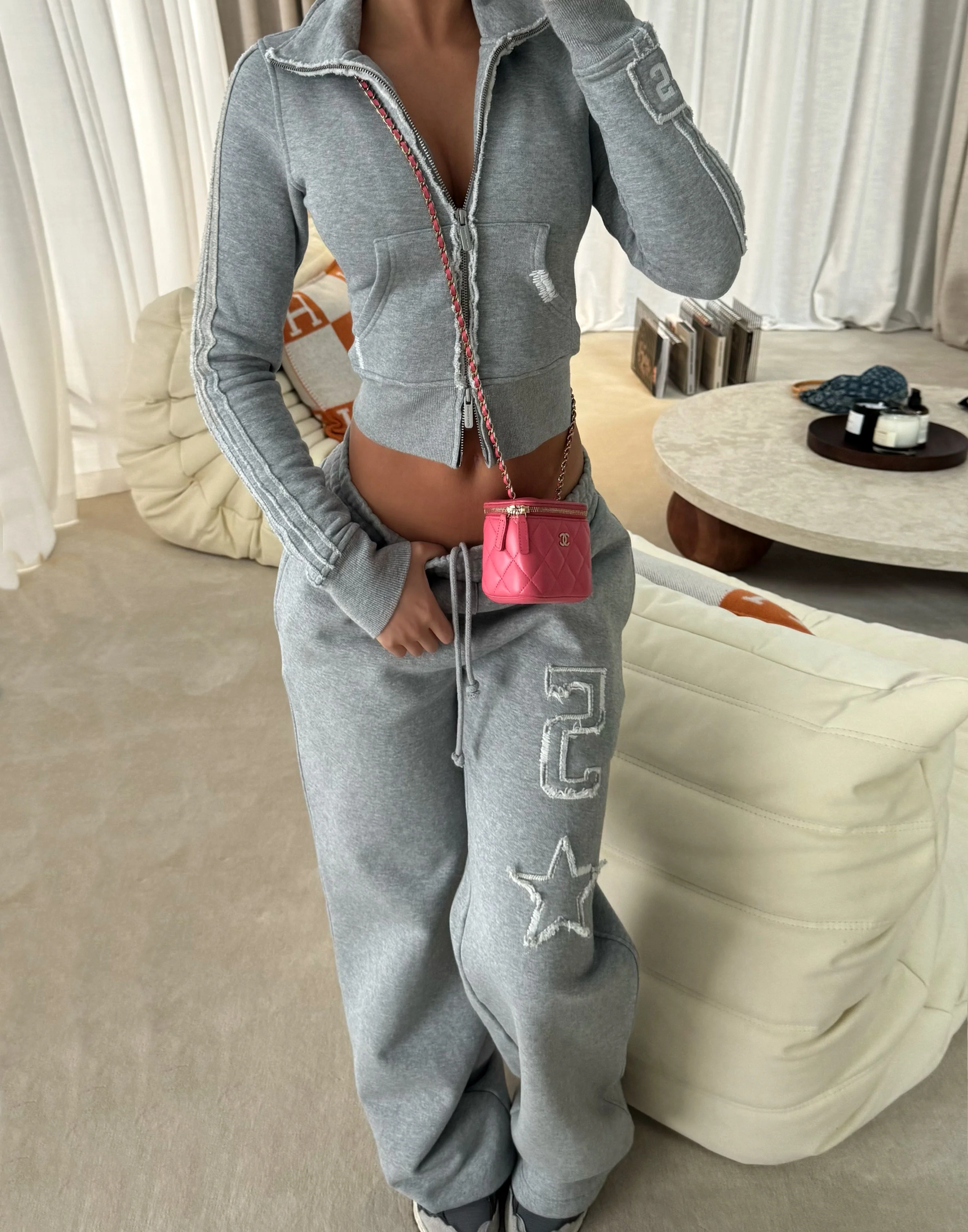 SIGN UP - Grey Star Track Jacket