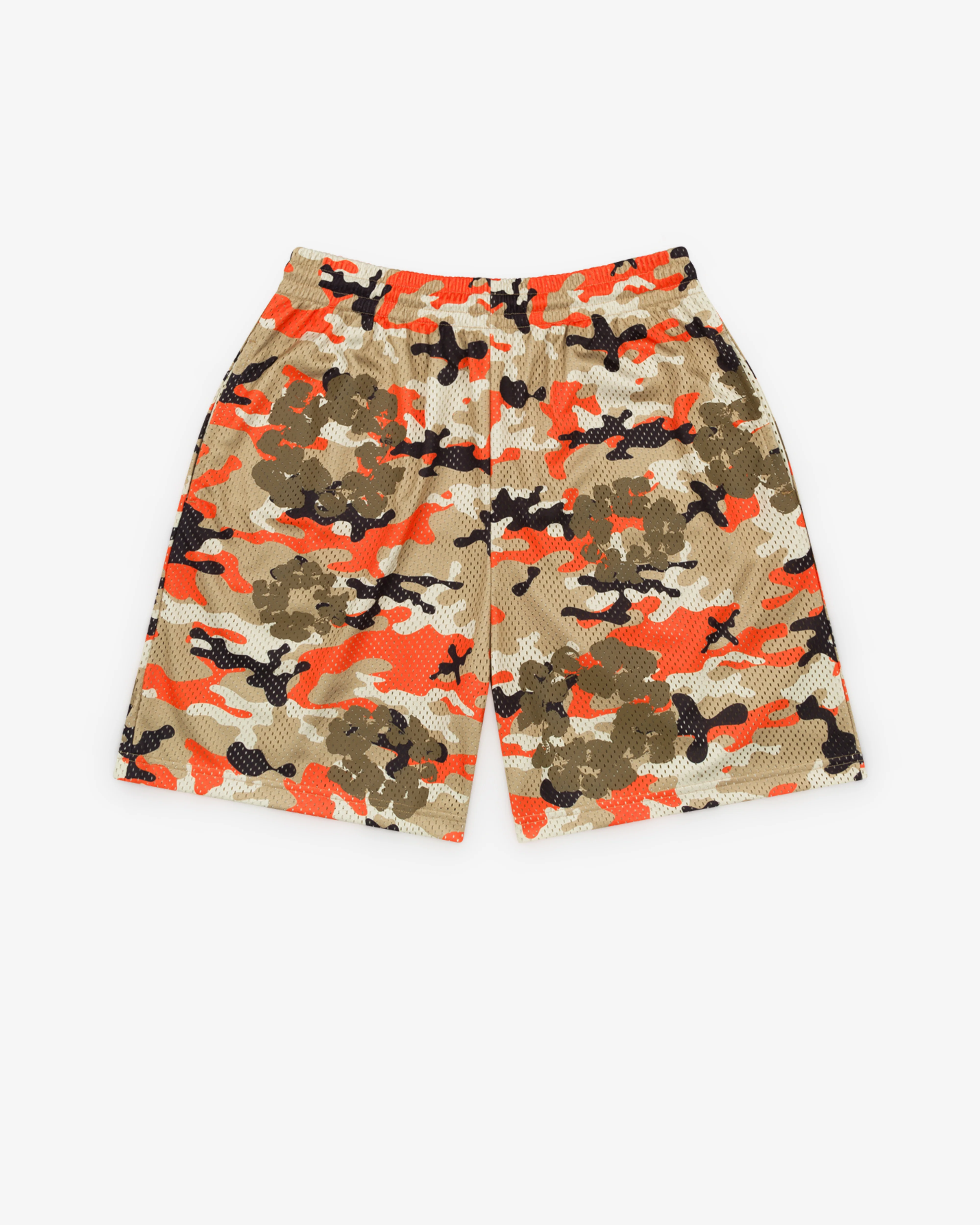 Denim Tears - Wreath Camo Shorts - (Brown/Orange)