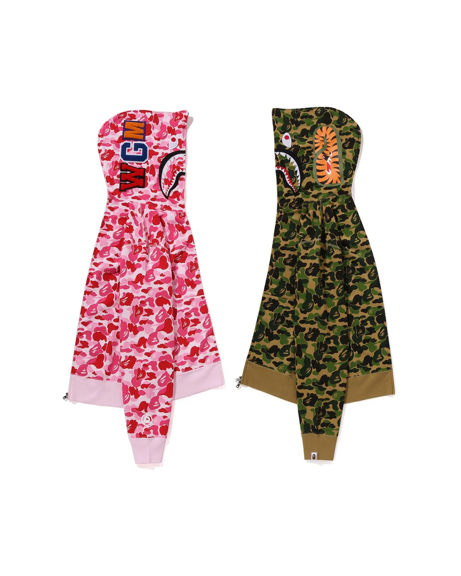 Abc Camo Separate Shark Full Zip Hoodie