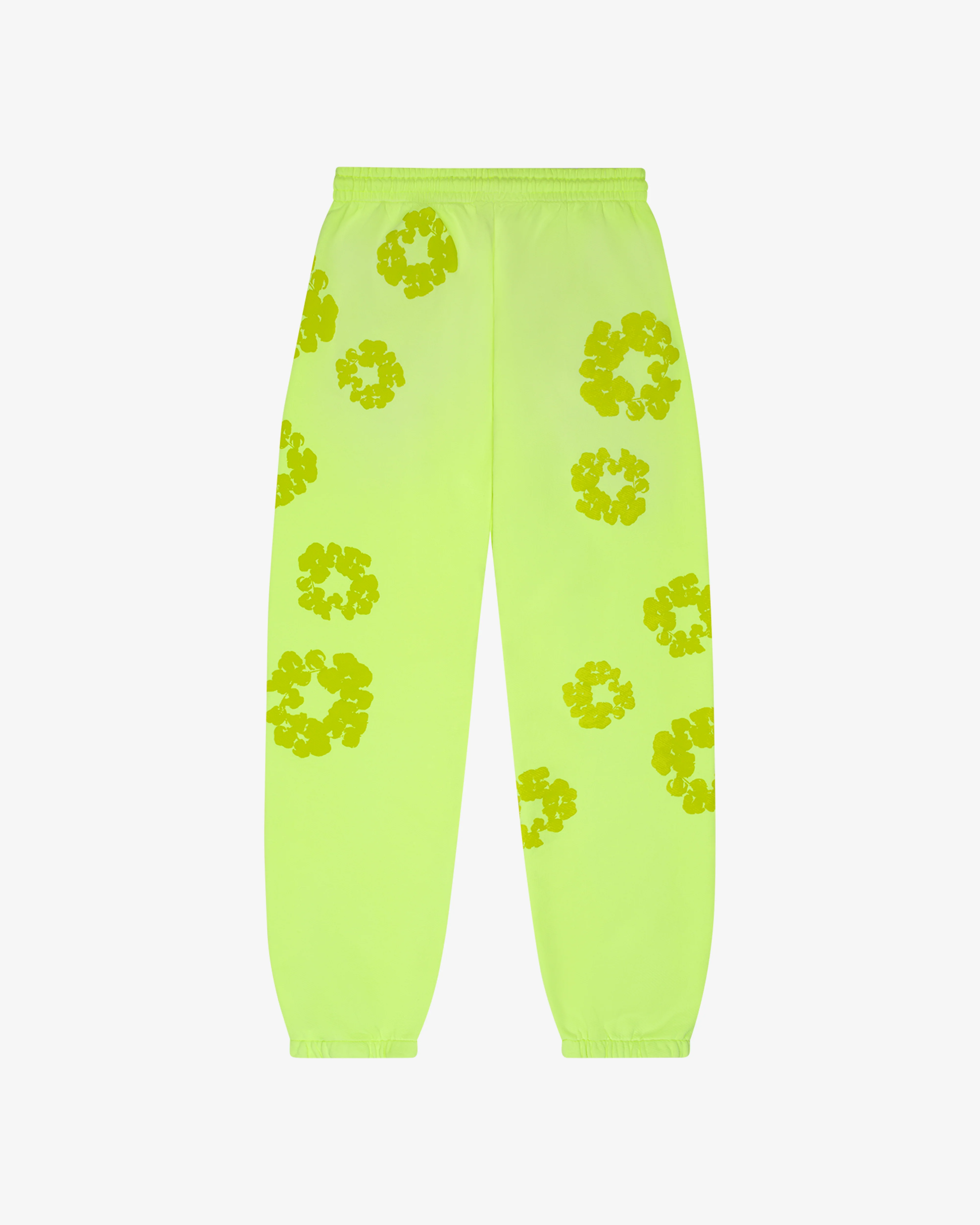 Denim Tears - Men’s Mono Cotton Wreath Sweatpants - (Neon)