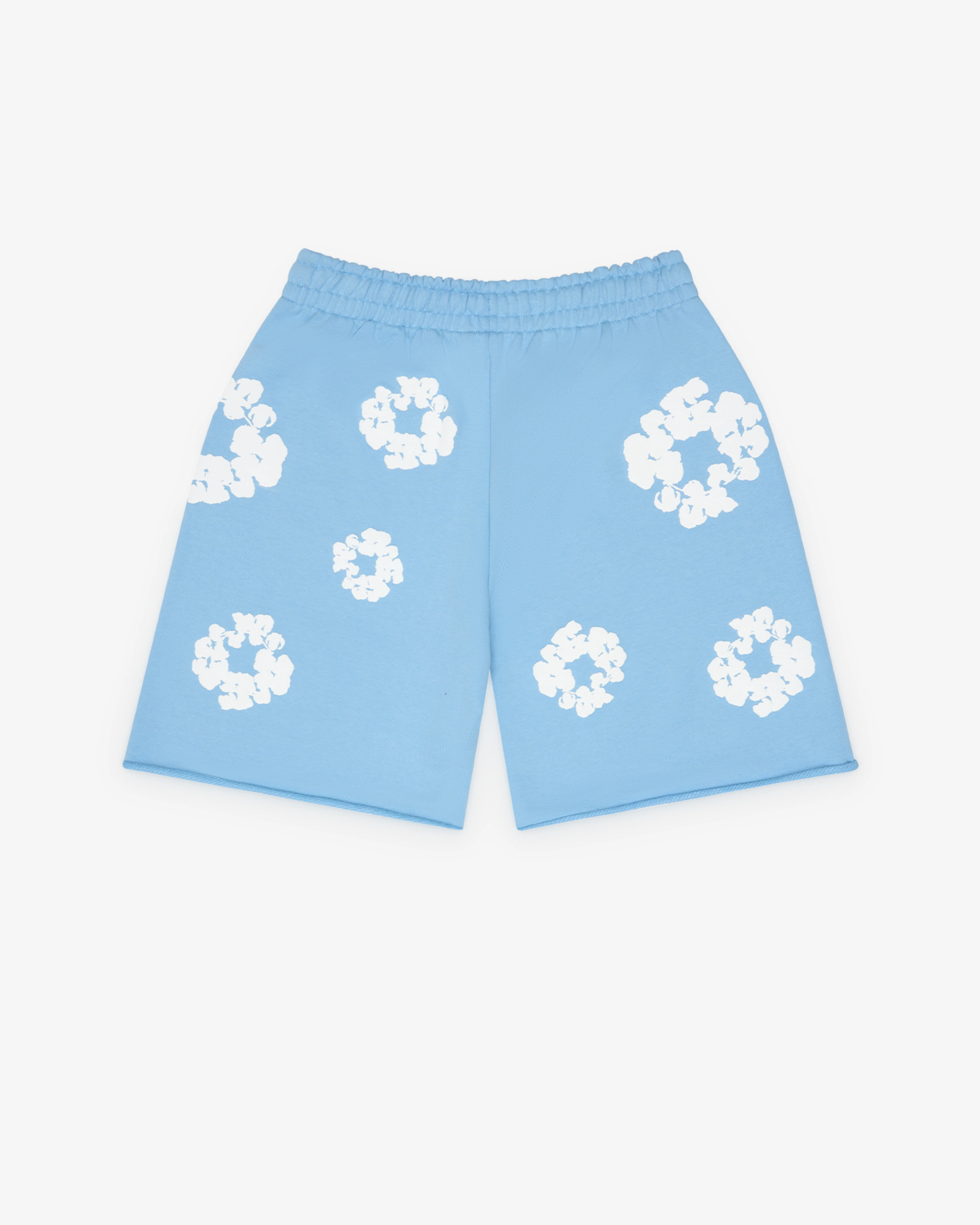 Denim Tears - Men's Cotton Wreath Sweatshorts - (Light Blue)