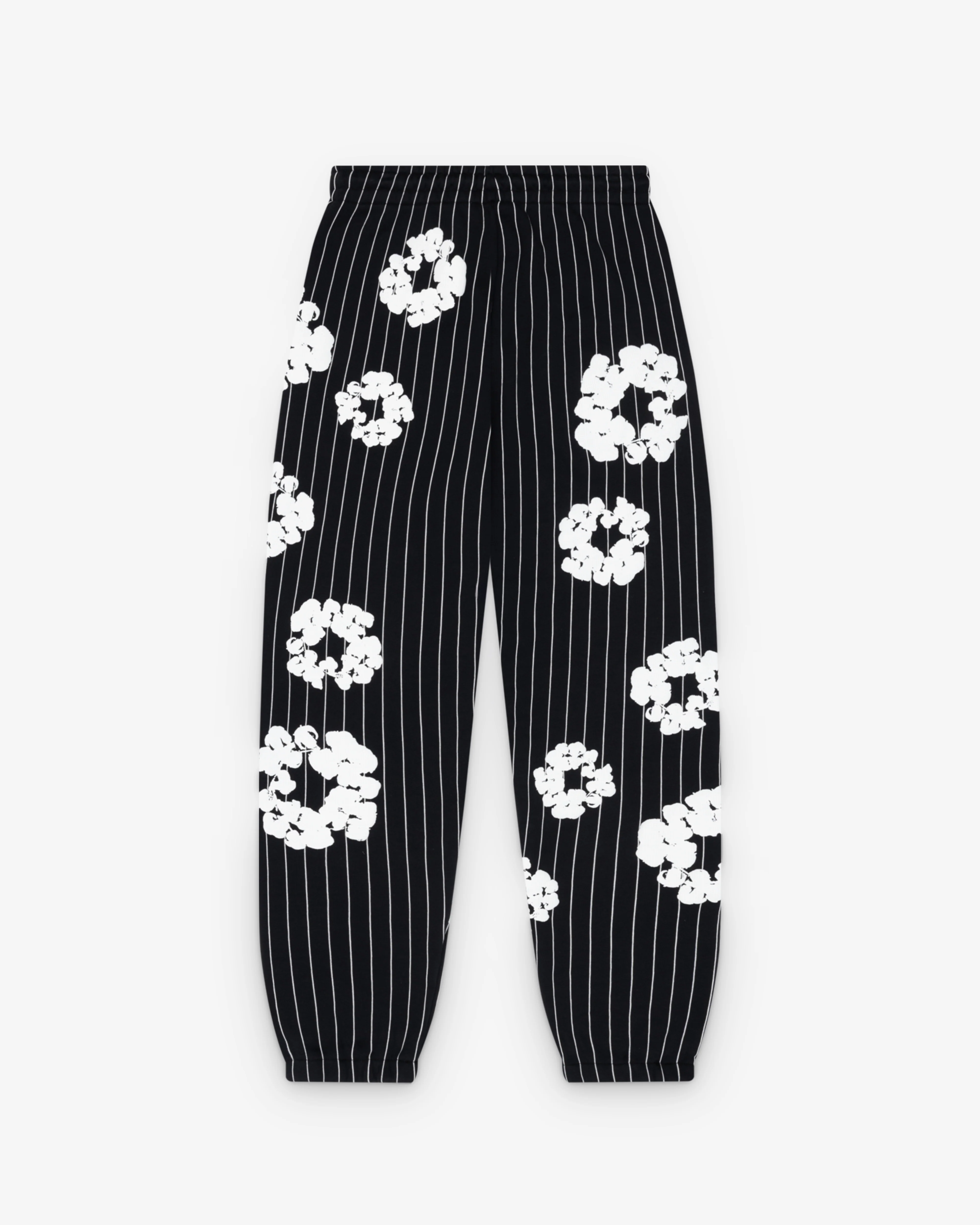 Denim Tears - Pinstripe Wreath Sweatpants  - (Black)