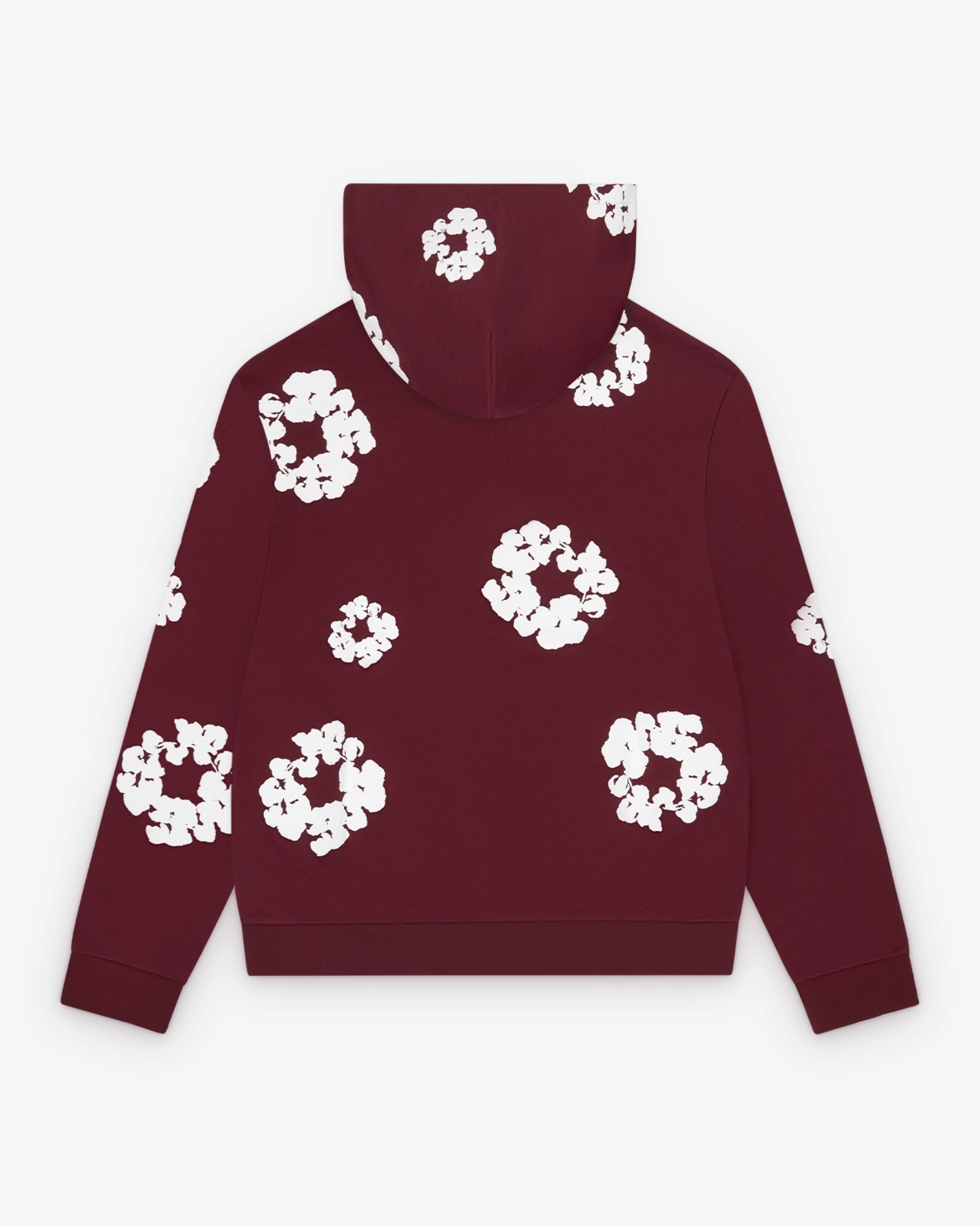 Denim Tears - Men's Cotton Wreath Hoodie - (Burgundy)