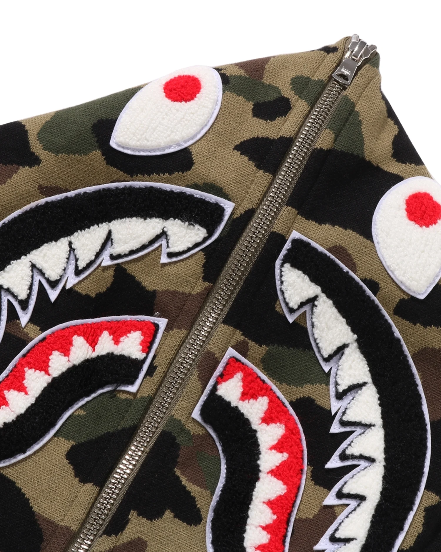 1st Camo Jacquard Shark Hoodie