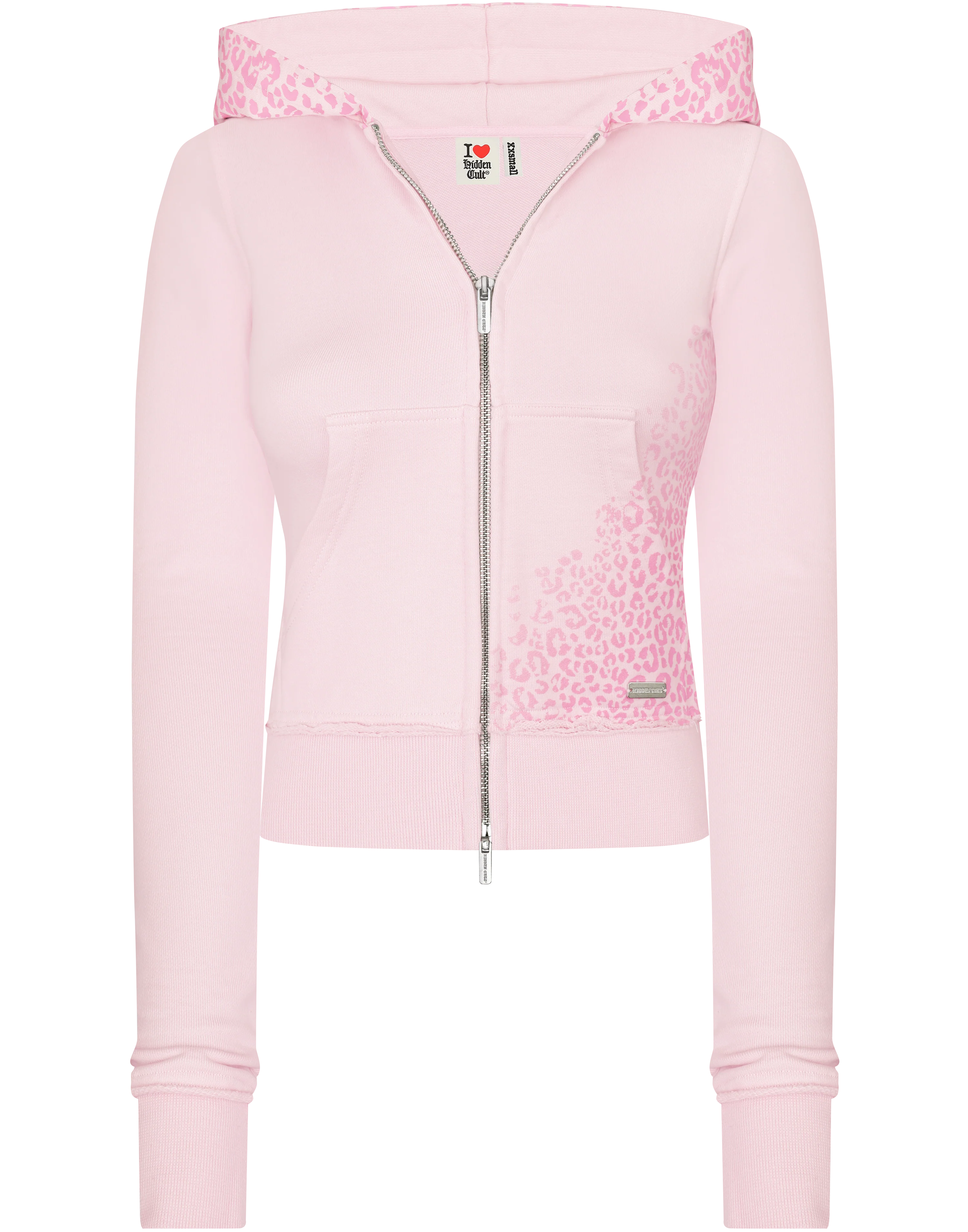 SOLD OUT - PRE-ORDER Pink Cheetah Zip Hoodie