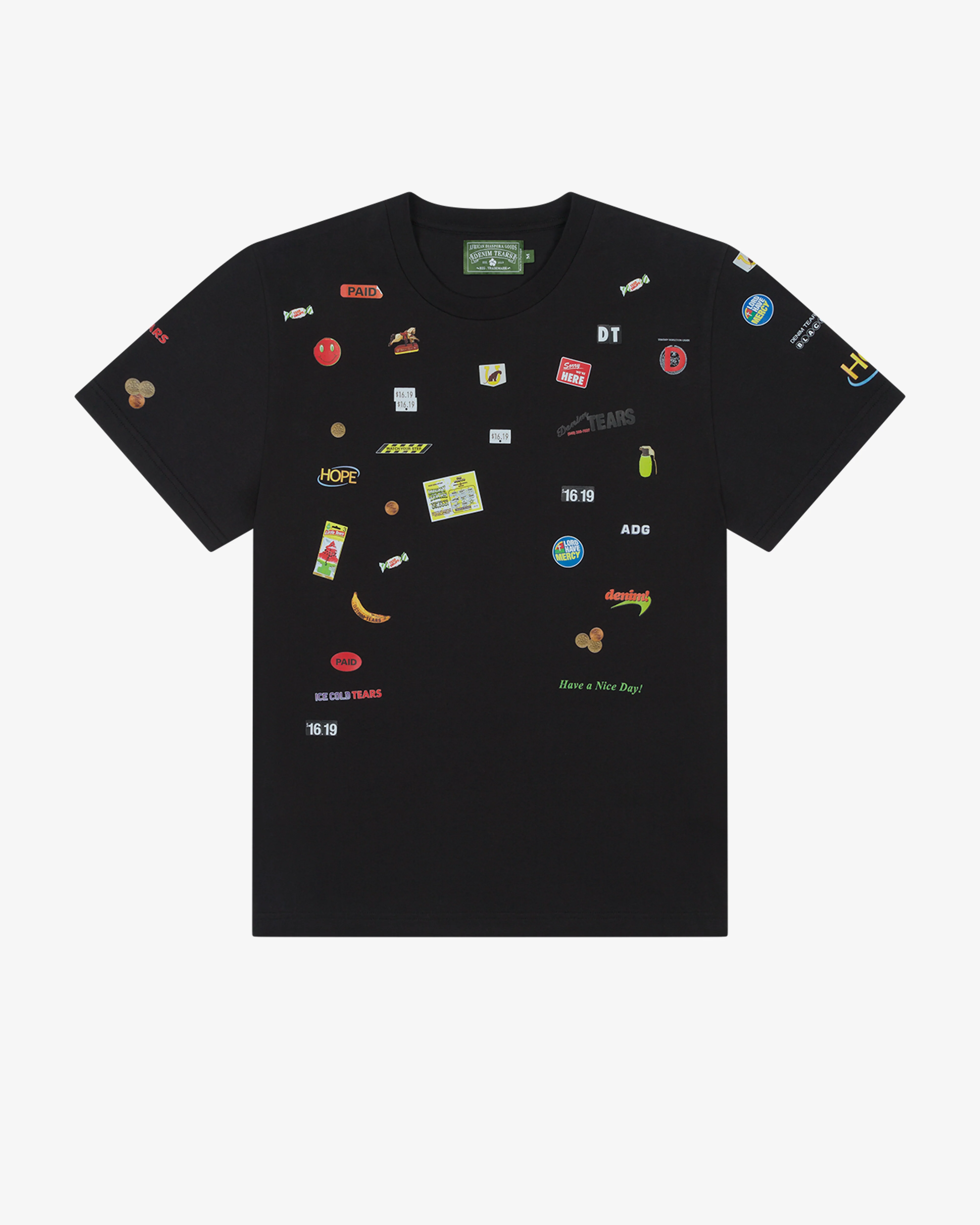 Denim Tears - Men’s Sweet Corner Tee - (Black)