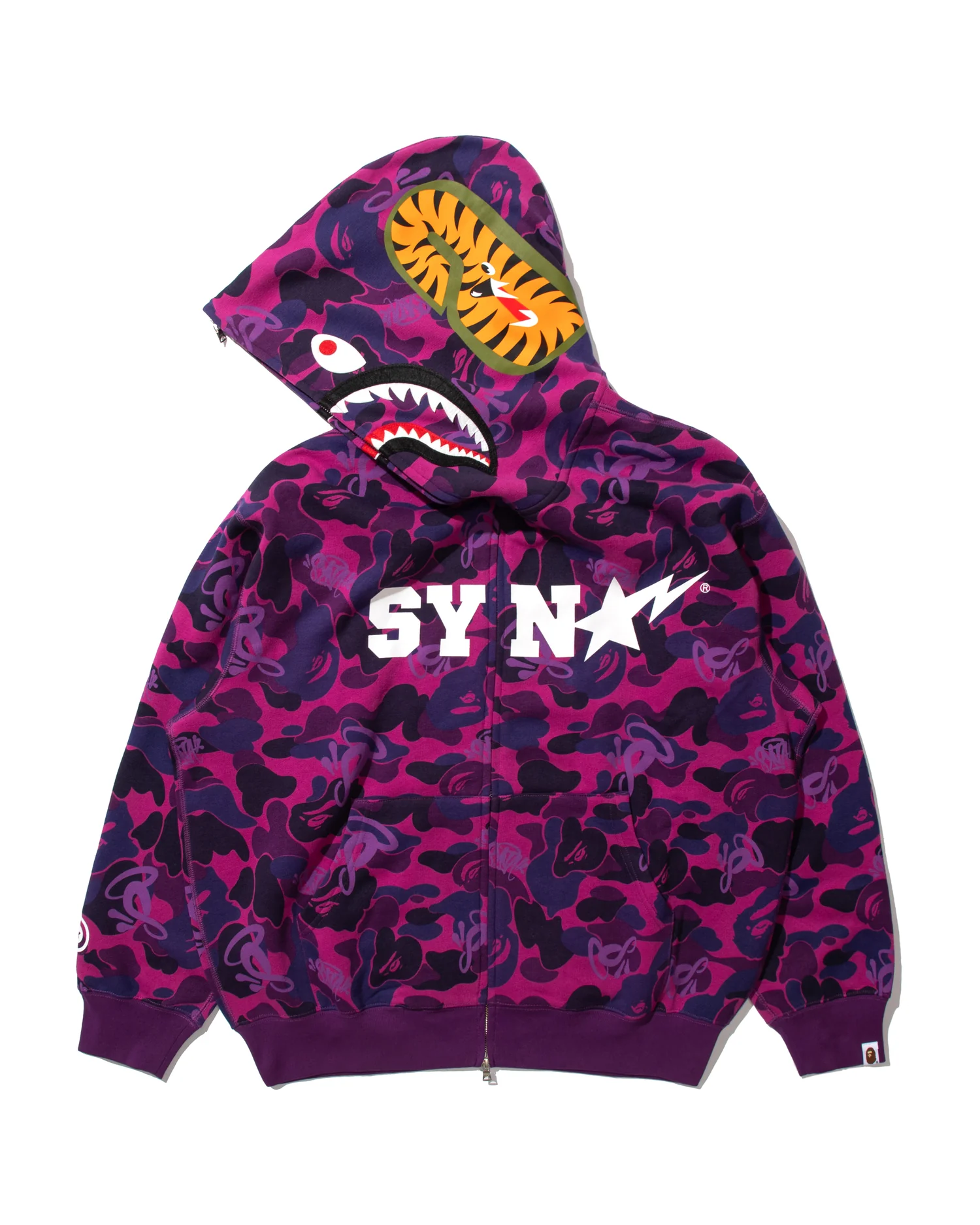 BAPE X Spotify X SYNA By Central Cee Shark Full Zip Hoodie