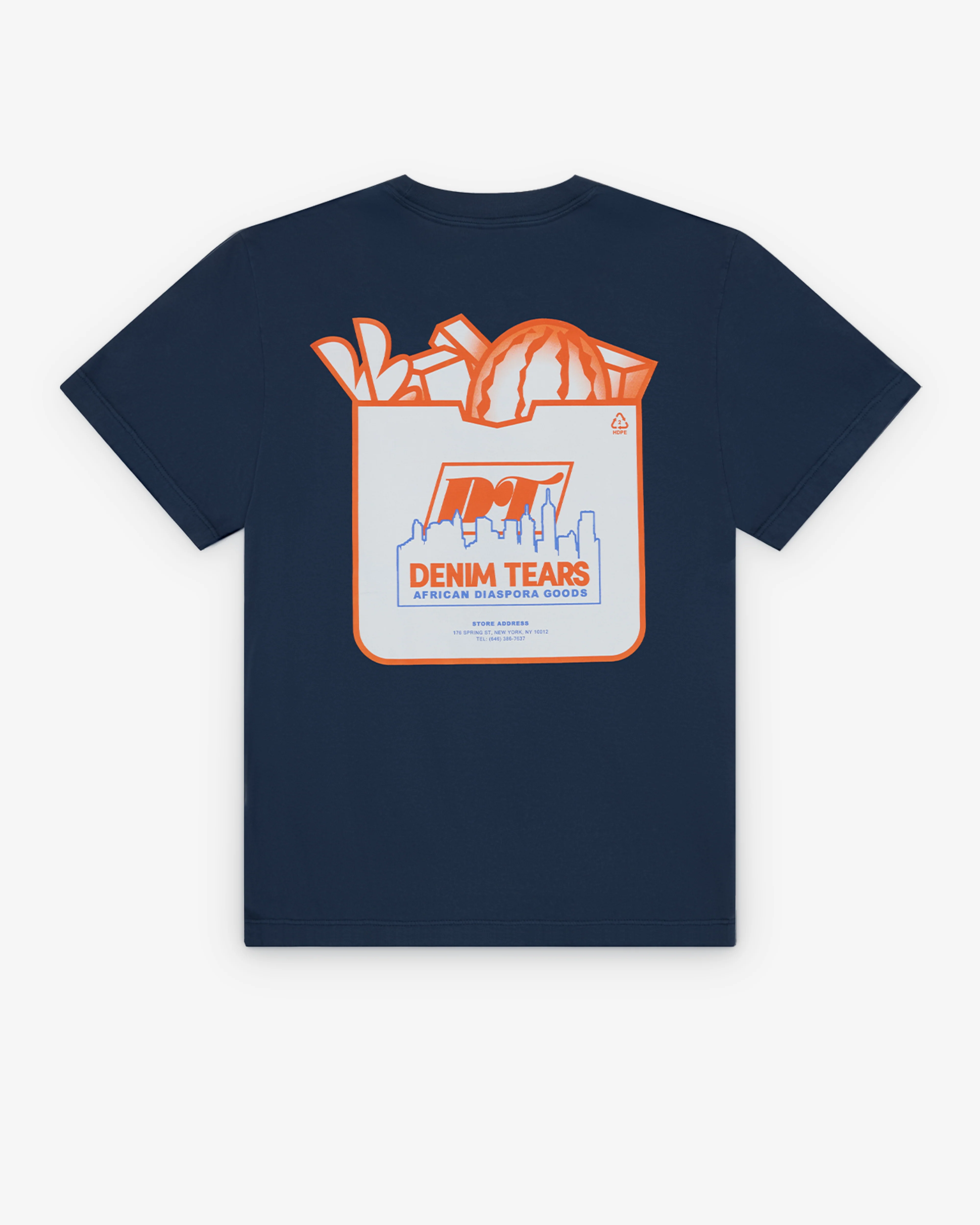 Denim Tears - Men's Supermarket Tee - (Navy)