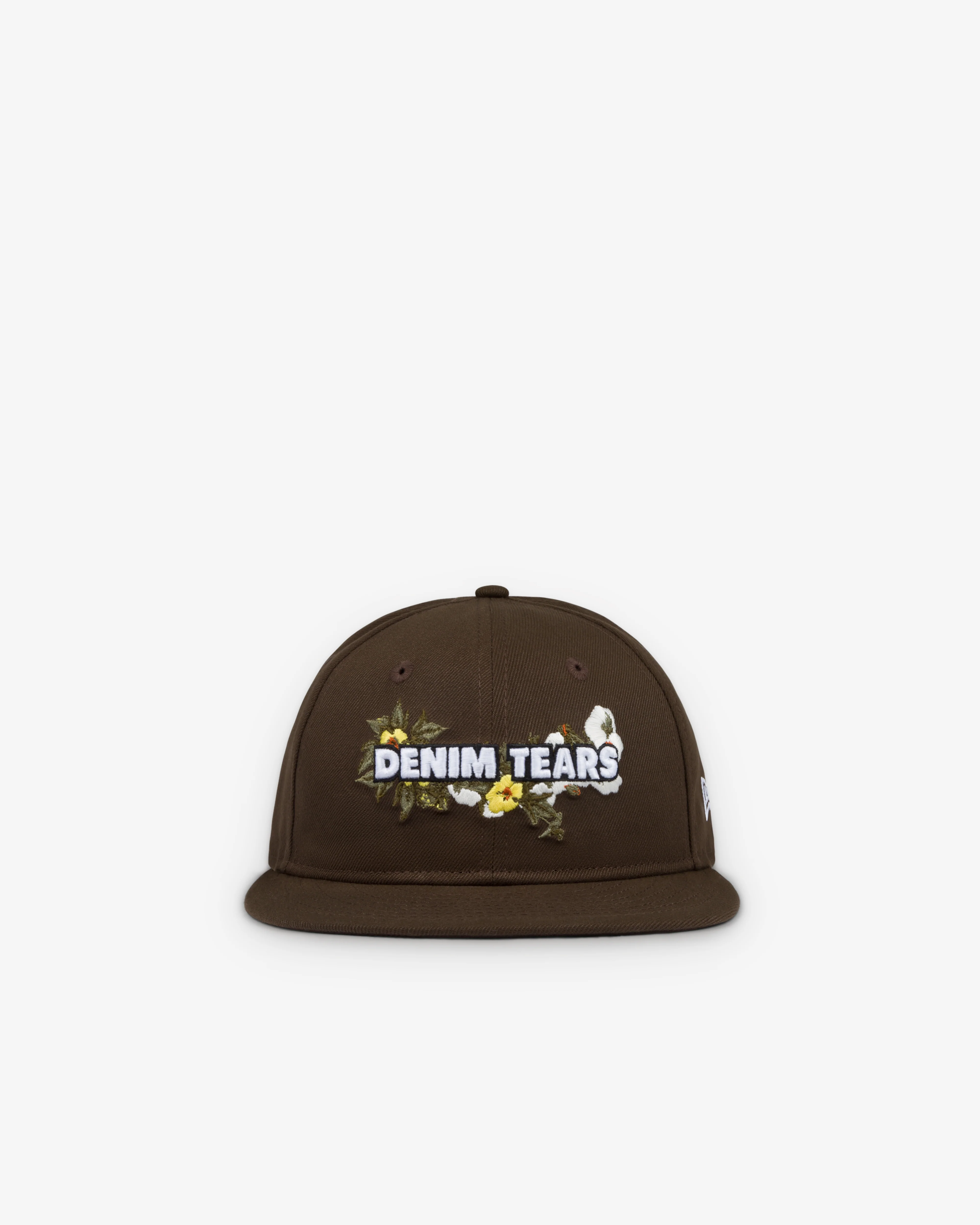Denim Tears - Men’s New Era Floral Logo Cap 950 - (Brown)