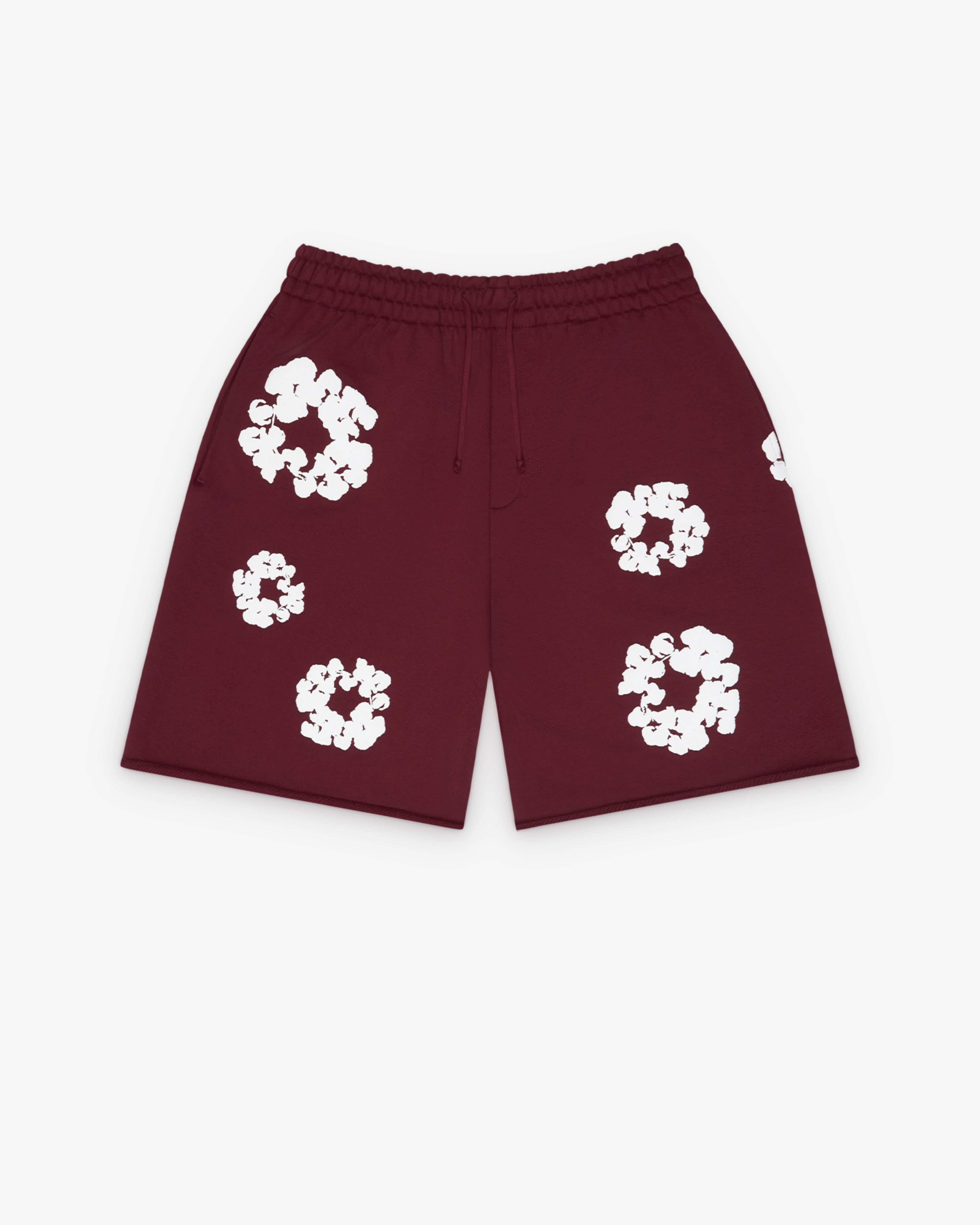Denim Tears - Men's Cotton Wreath Sweatshorts - (Burgundy)