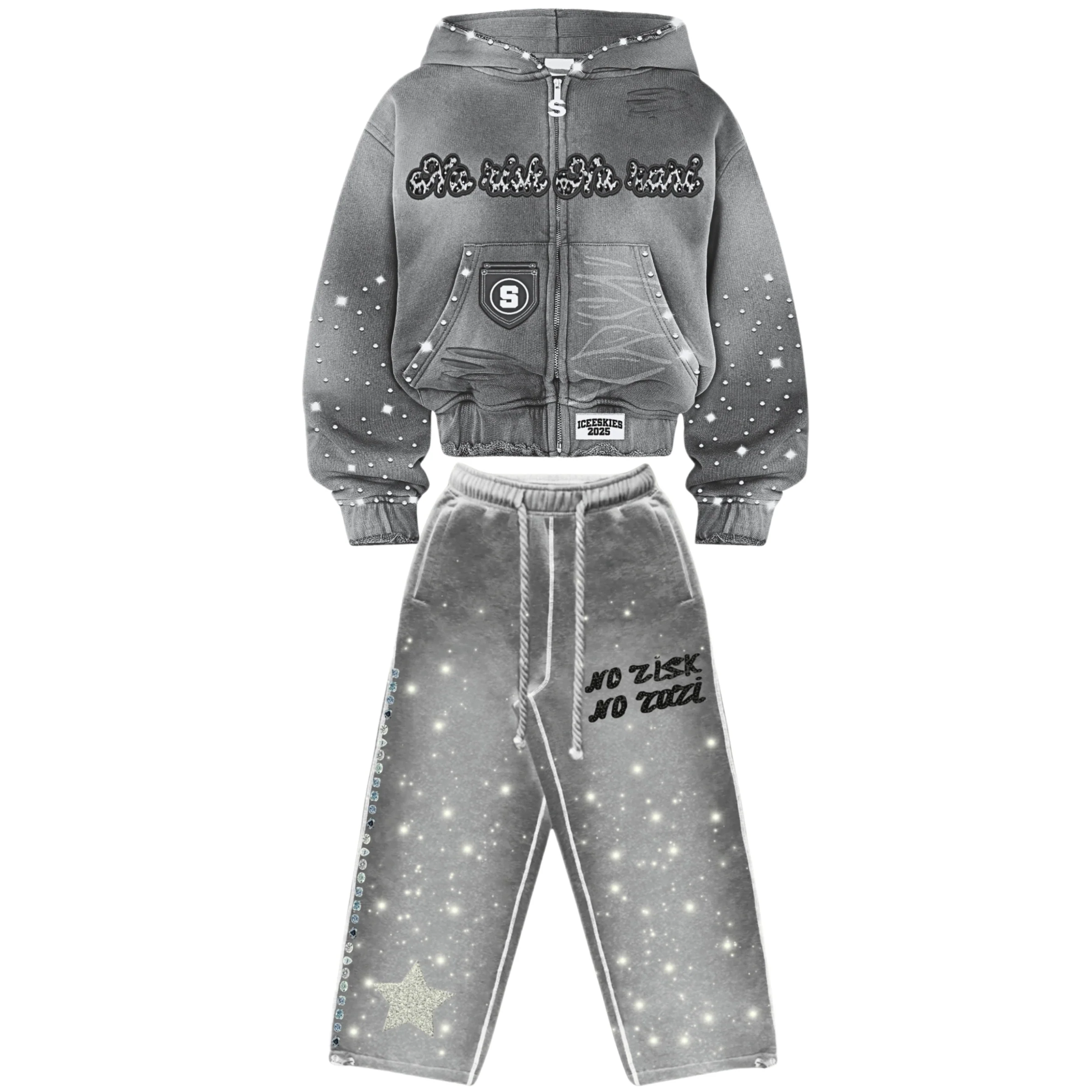 No Risk No Rari Tracksuit Dark Grey