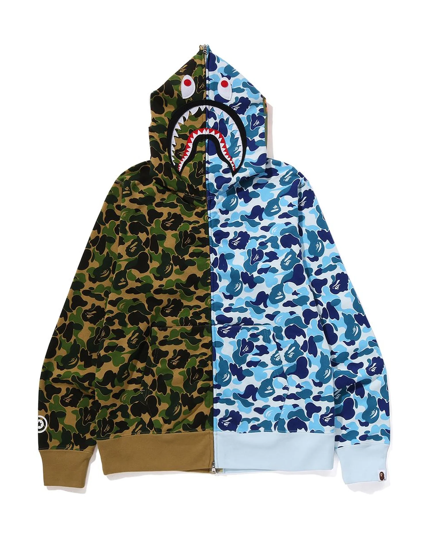 Abc Camo Separate Shark Full Zip Hoodie