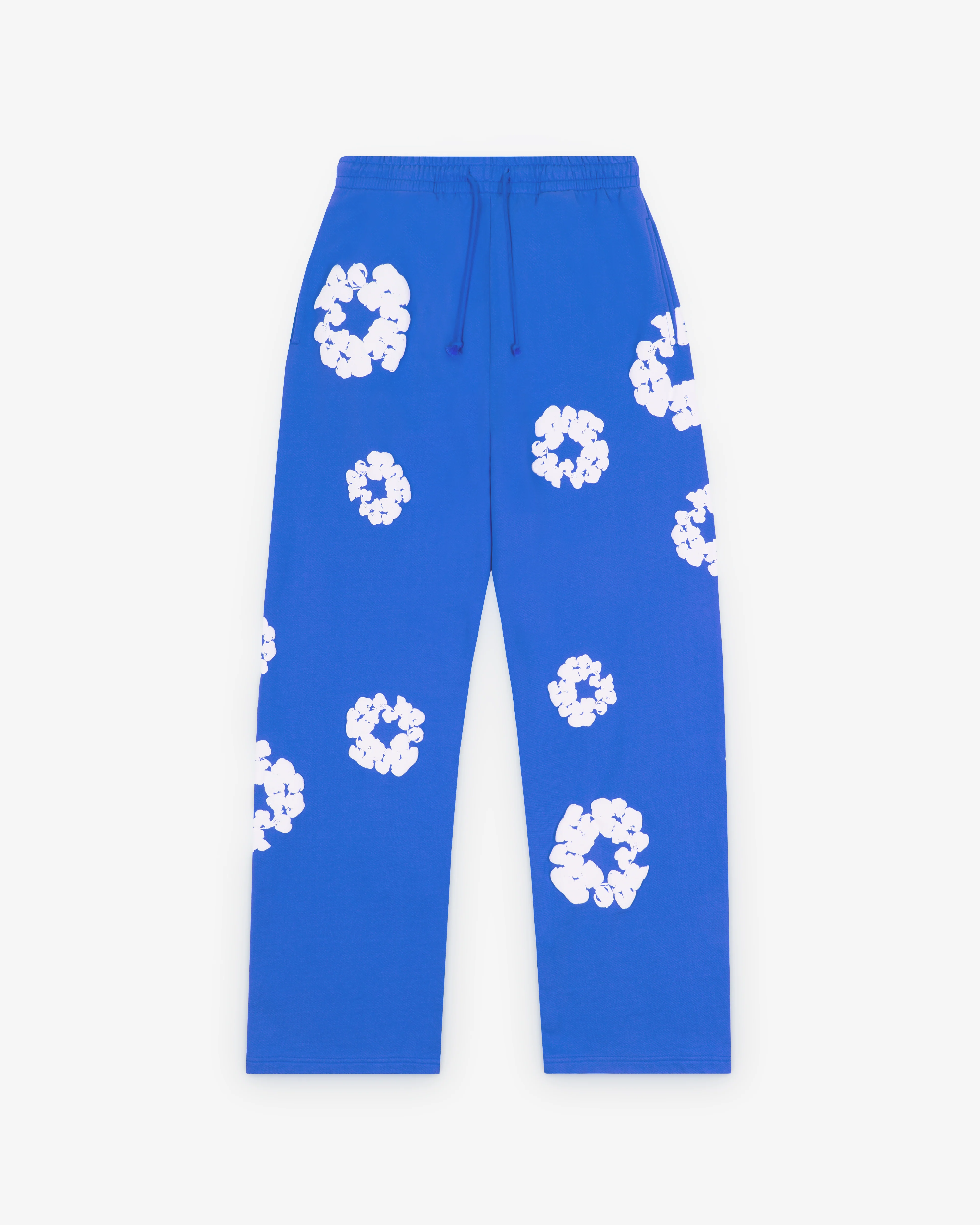 Denim Tears - Cotton Wreath Baggy Sweatpants - (Blue)