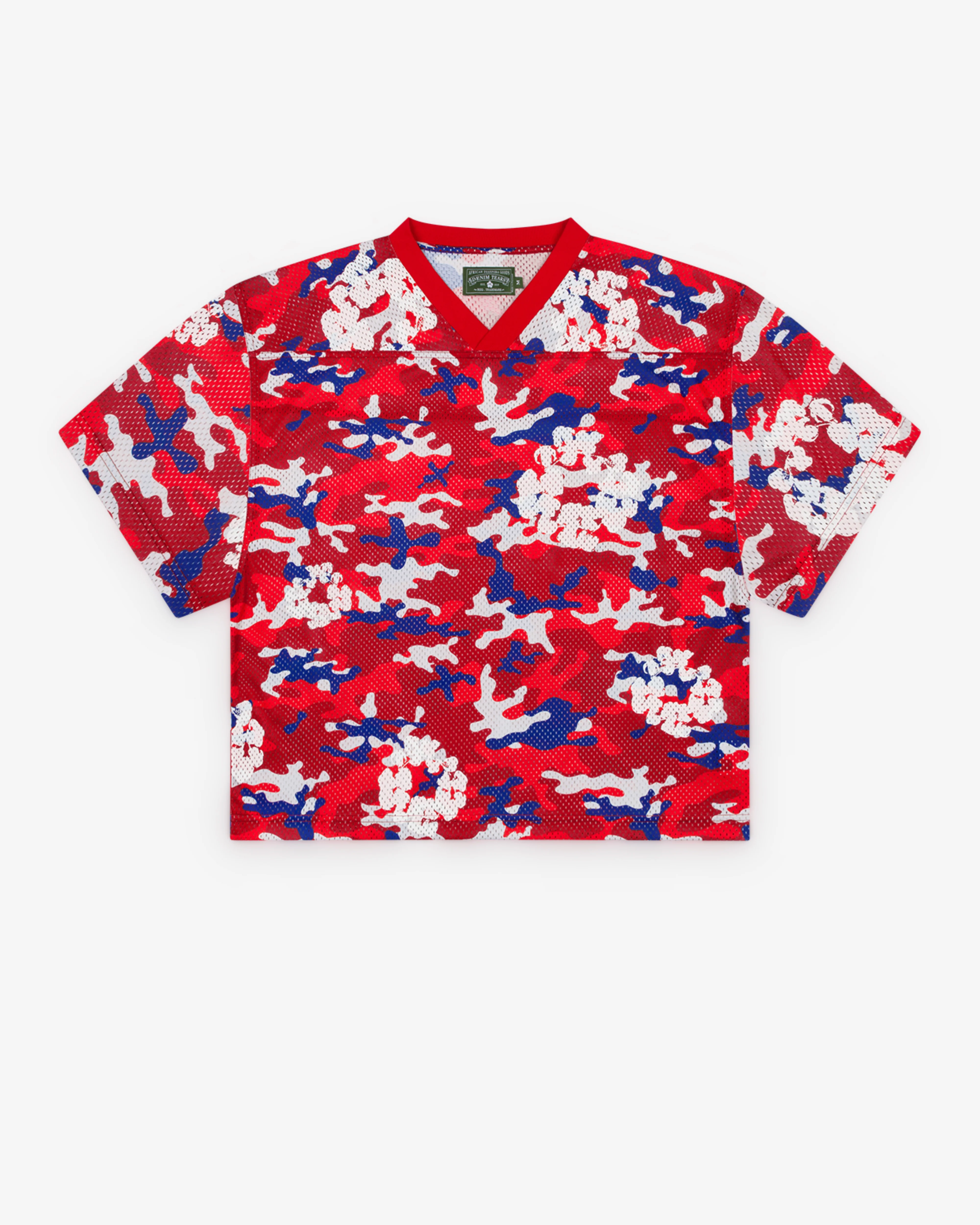 Denim Tears - Camo Wreath Jersey - (Red Camo)