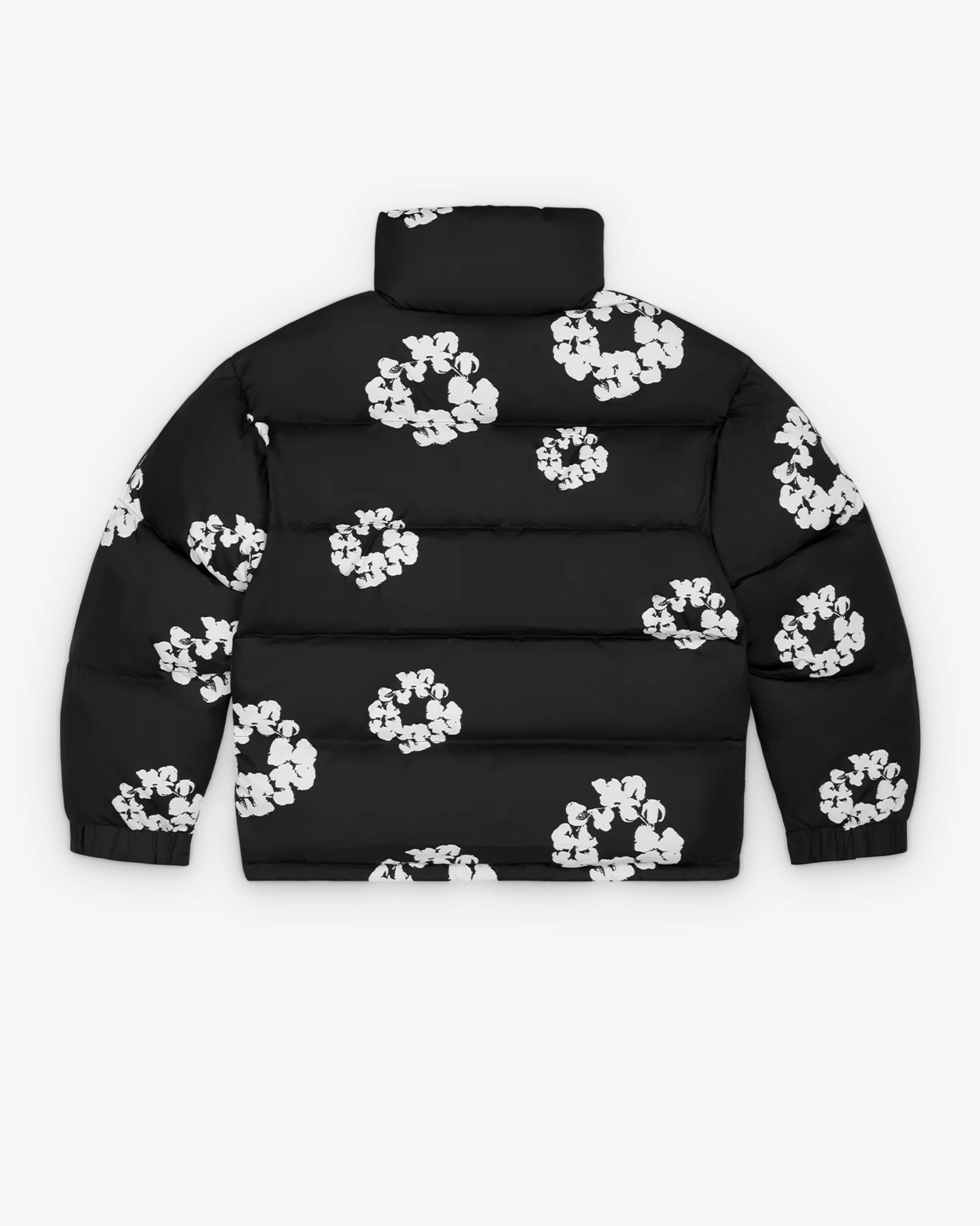 Denim Tears - Men's Cotton Wreath Puffer Jacket - (Black)